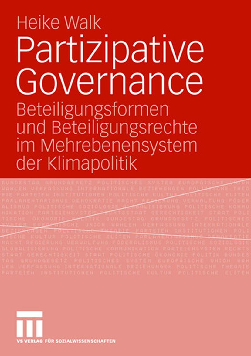 Vorderes Coverbild Partizipative Governance