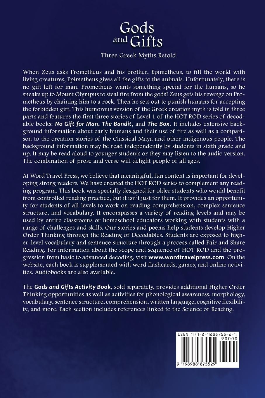 Rückseitencover Gods and Gifts