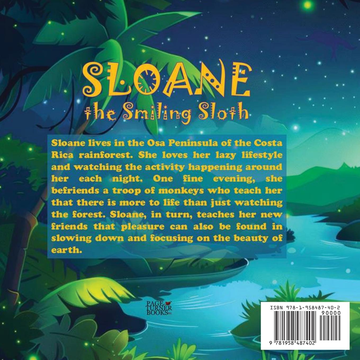 Rückseitencover Sloane the Smiling Sloth