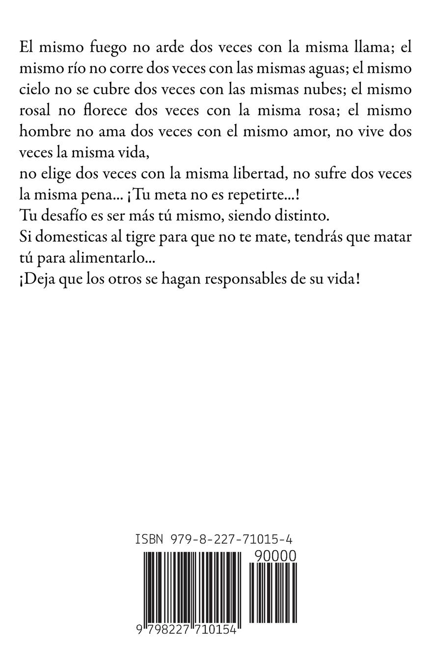 Rückseitencover Siembra para ser tú mismo