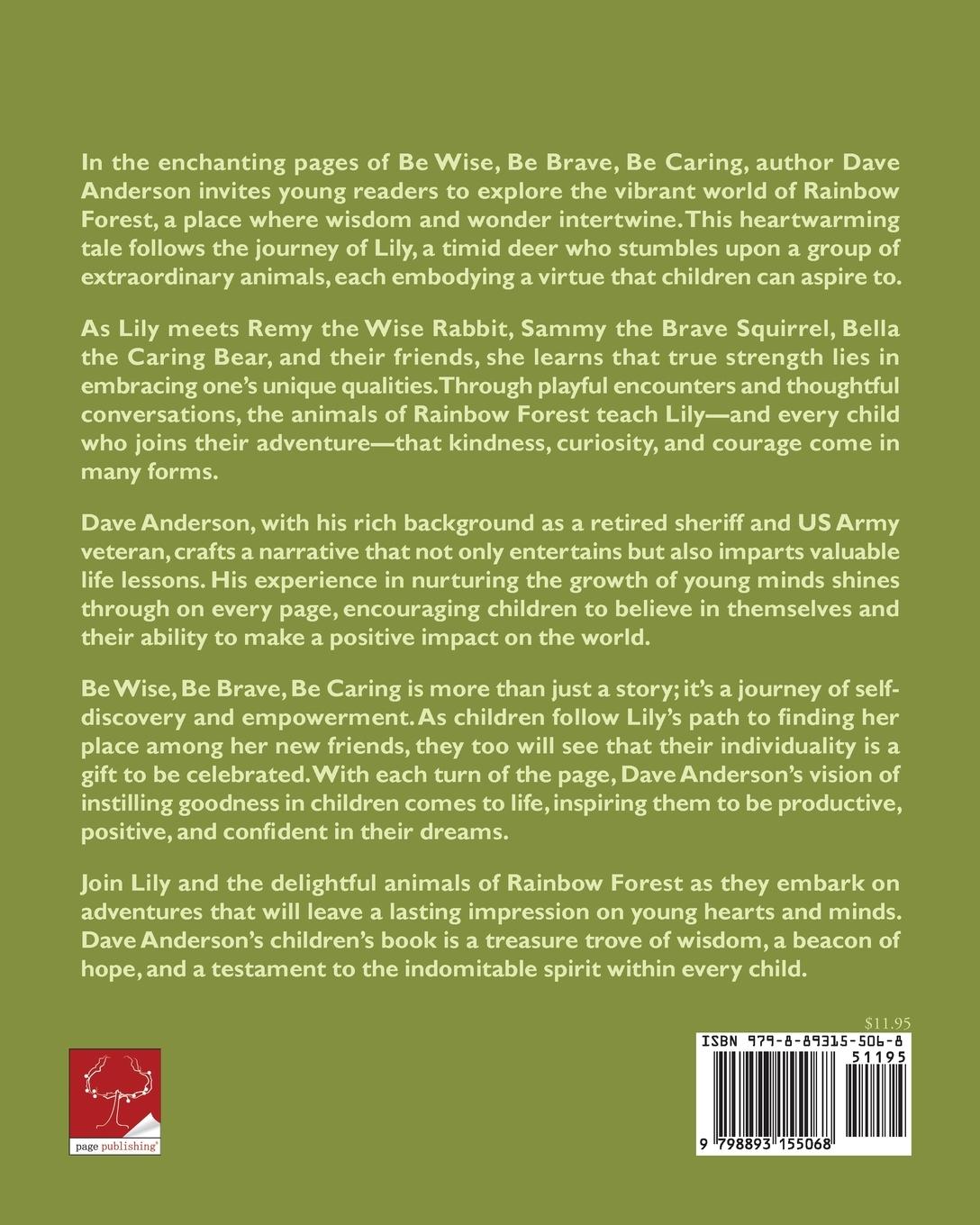 Rückseitencover Be Wise, Be Brave, Be Caring