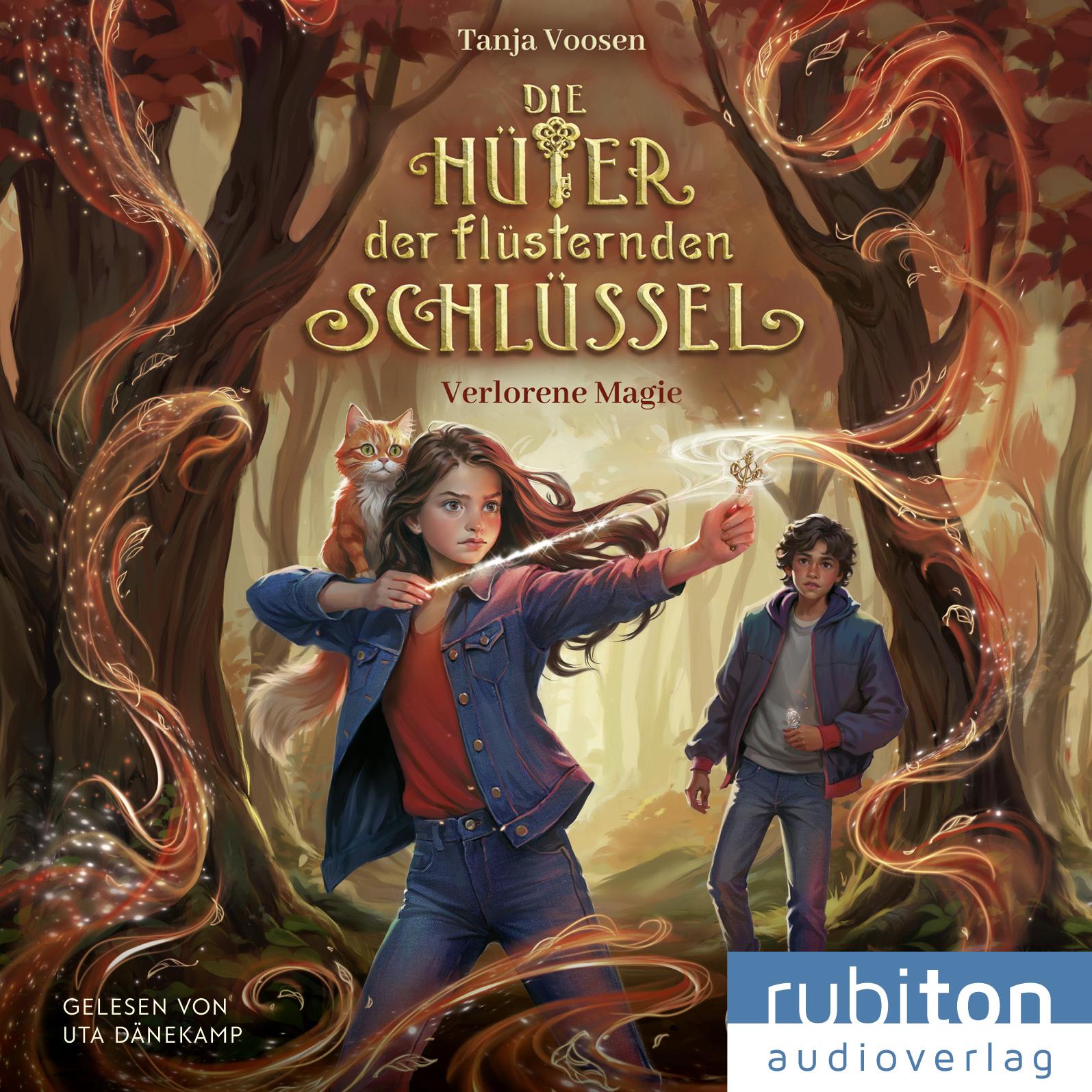 Vorderes Coverbild Die Hüter der flüsternden Schlüssel (1). Verlorene Magie