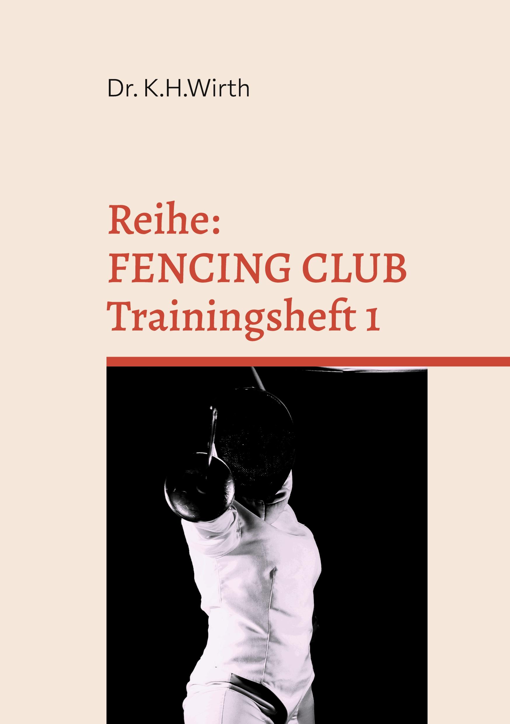 Vorderes Coverbild FENCING CLUB Trainingsheft