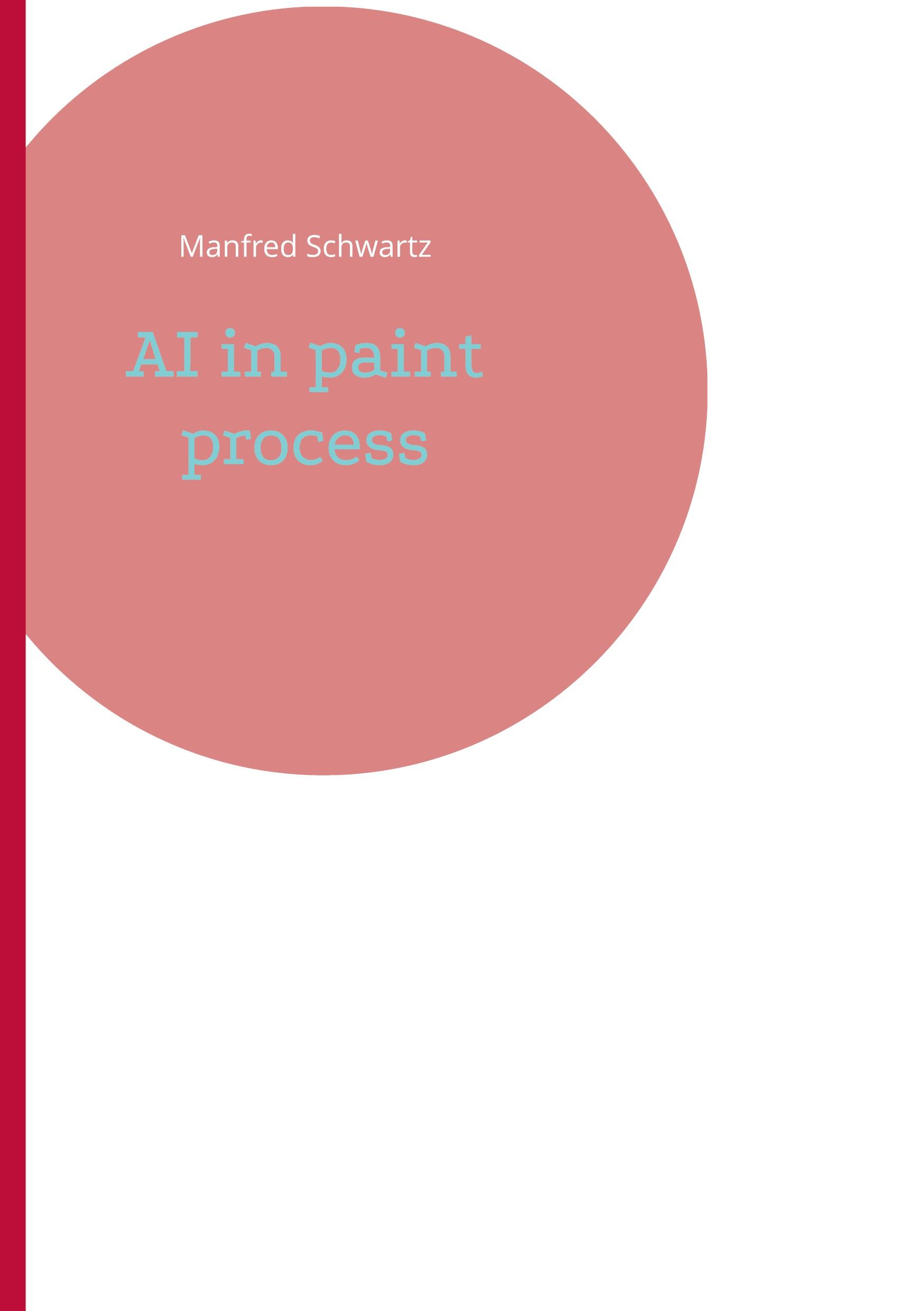 Vorderes Coverbild AI in paint process