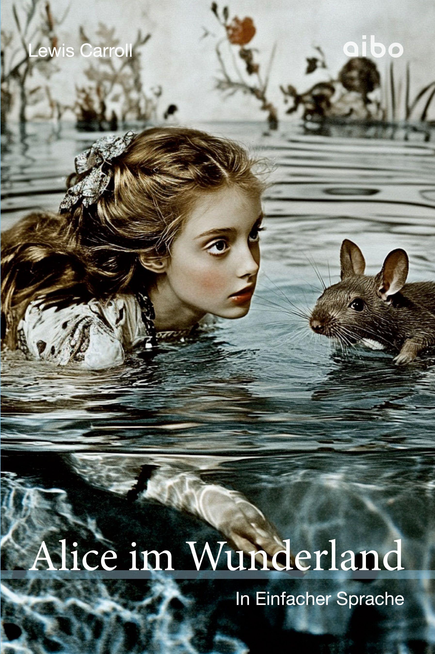 Vorderes Coverbild Alice im Wunderland in einfacher Sprache