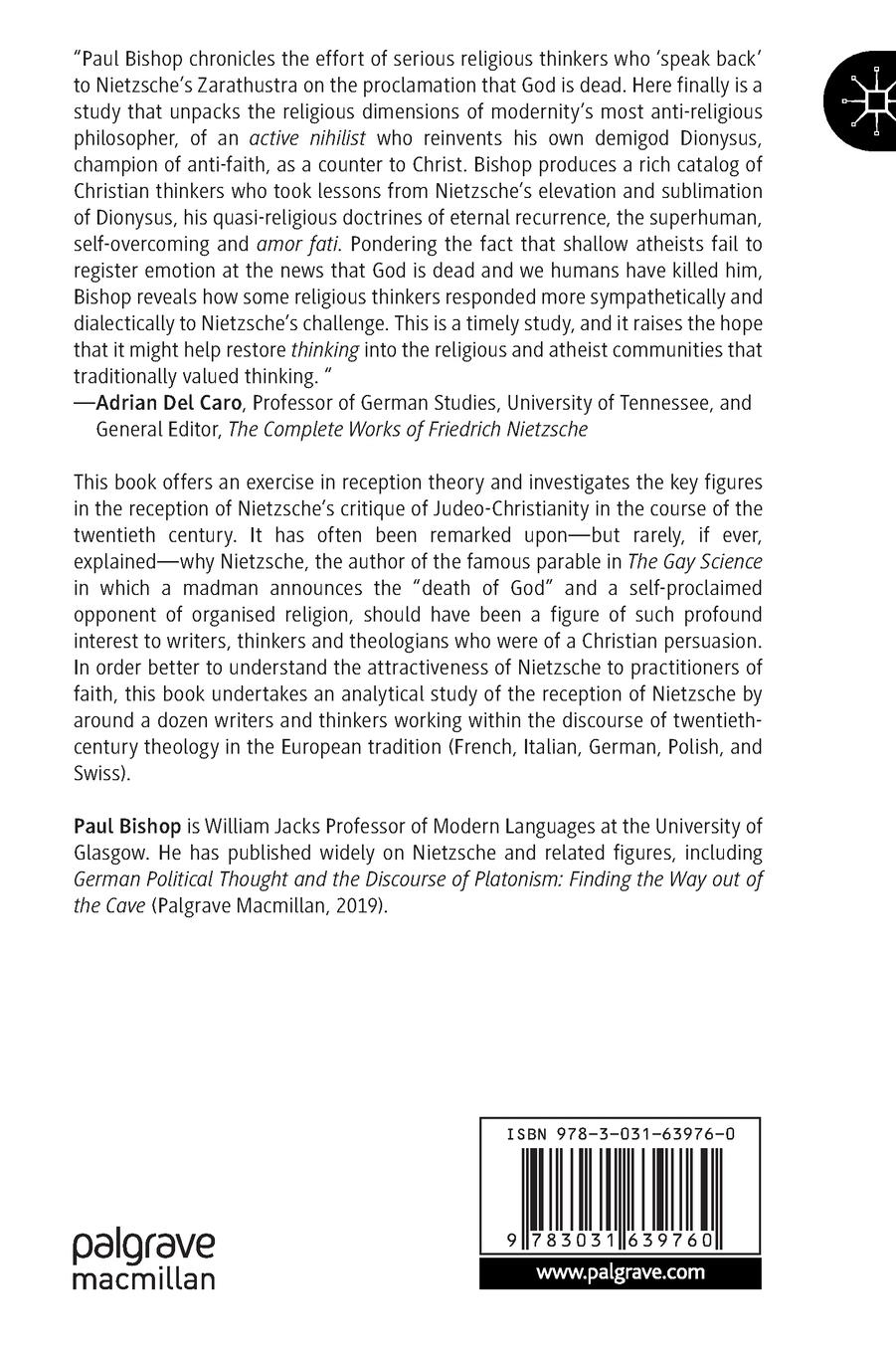 Rückseitencover Nietzsche's Writing Against Religion and the Crisis of Faith