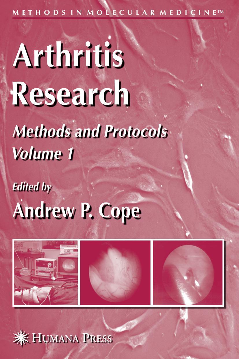 Vorderes Coverbild Arthritis Research