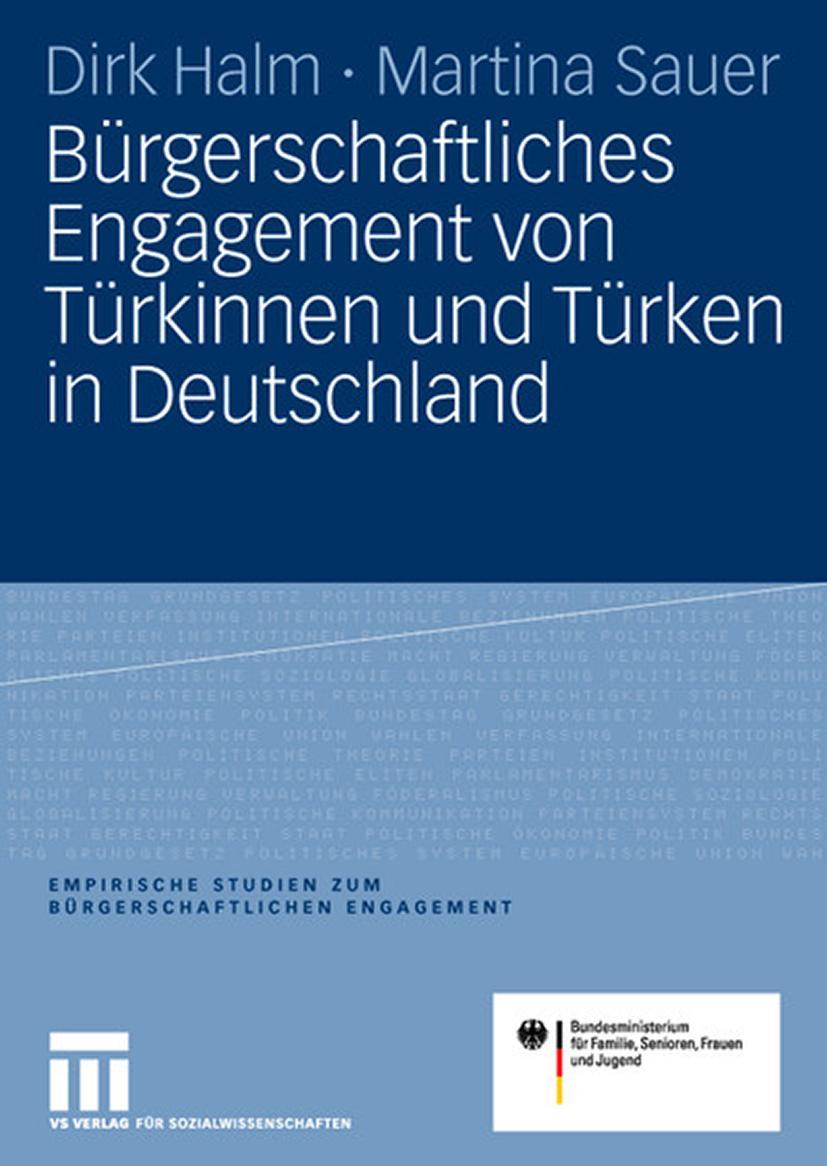 Vorderes Coverbild Bürgerschaftliches Engagement von Türkinnen und Türken in Deutschland