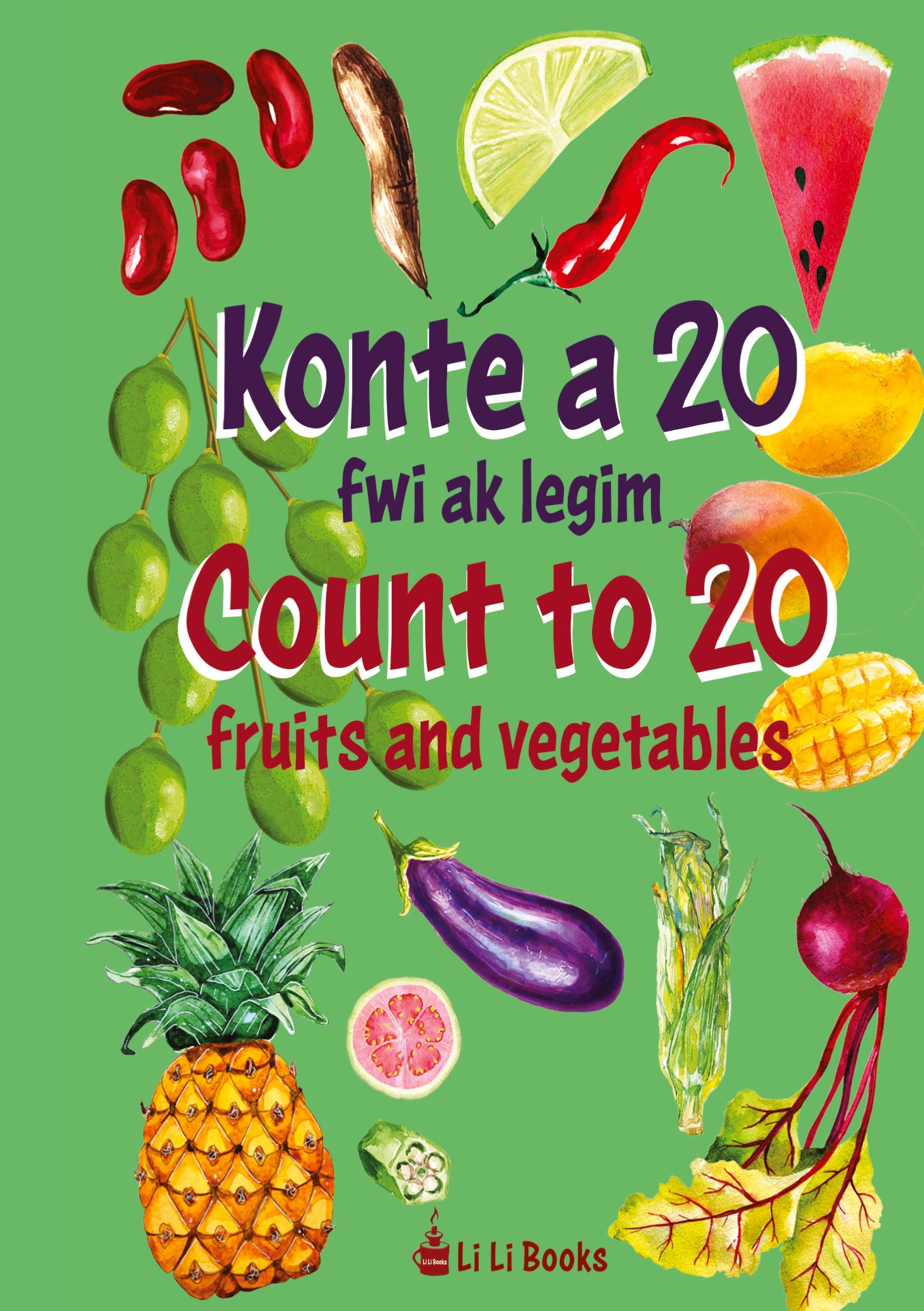 Vorderes Coverbild Count to 20 Fruits and Vegetables