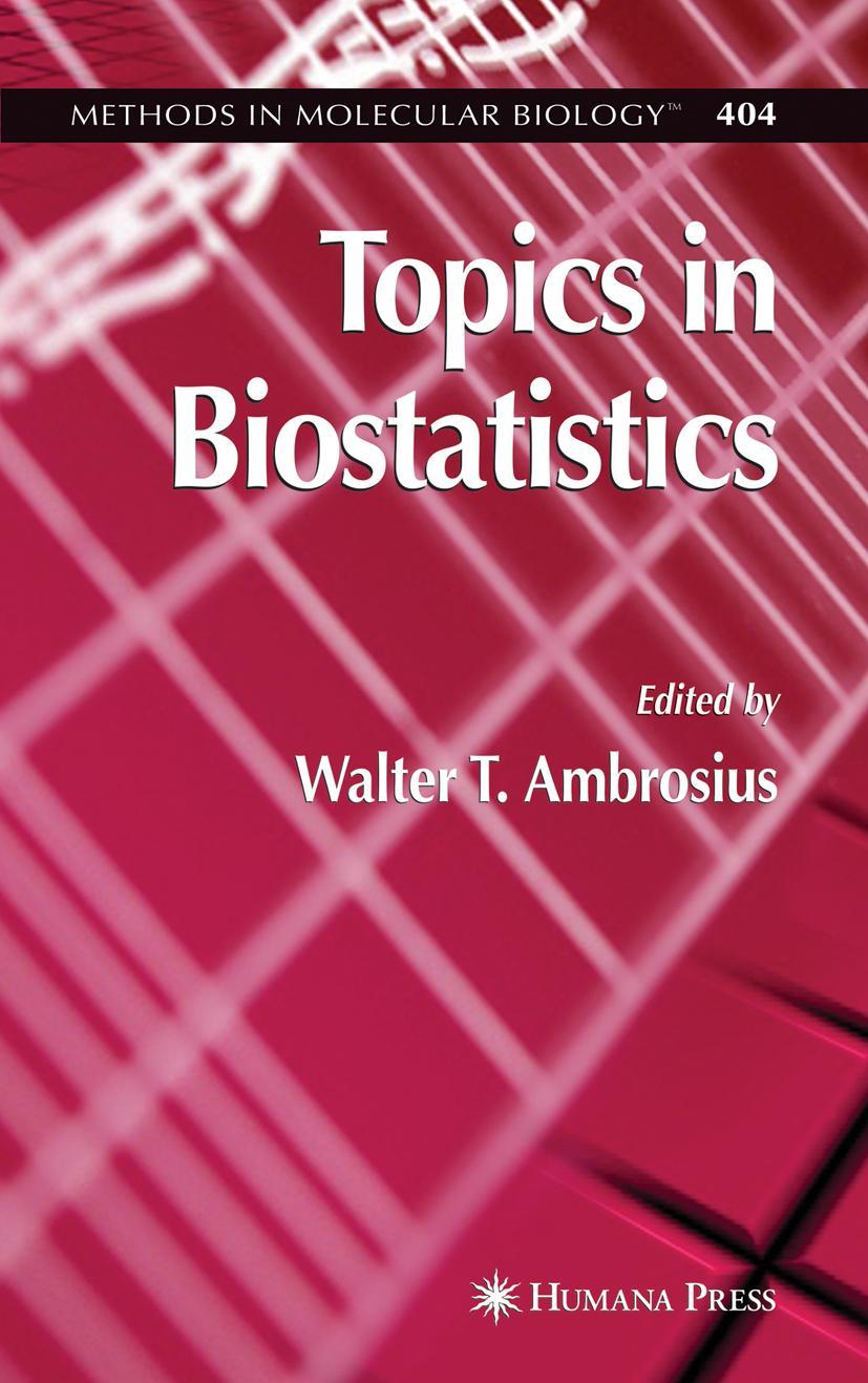 Vorderes Coverbild Topics in Biostatistics