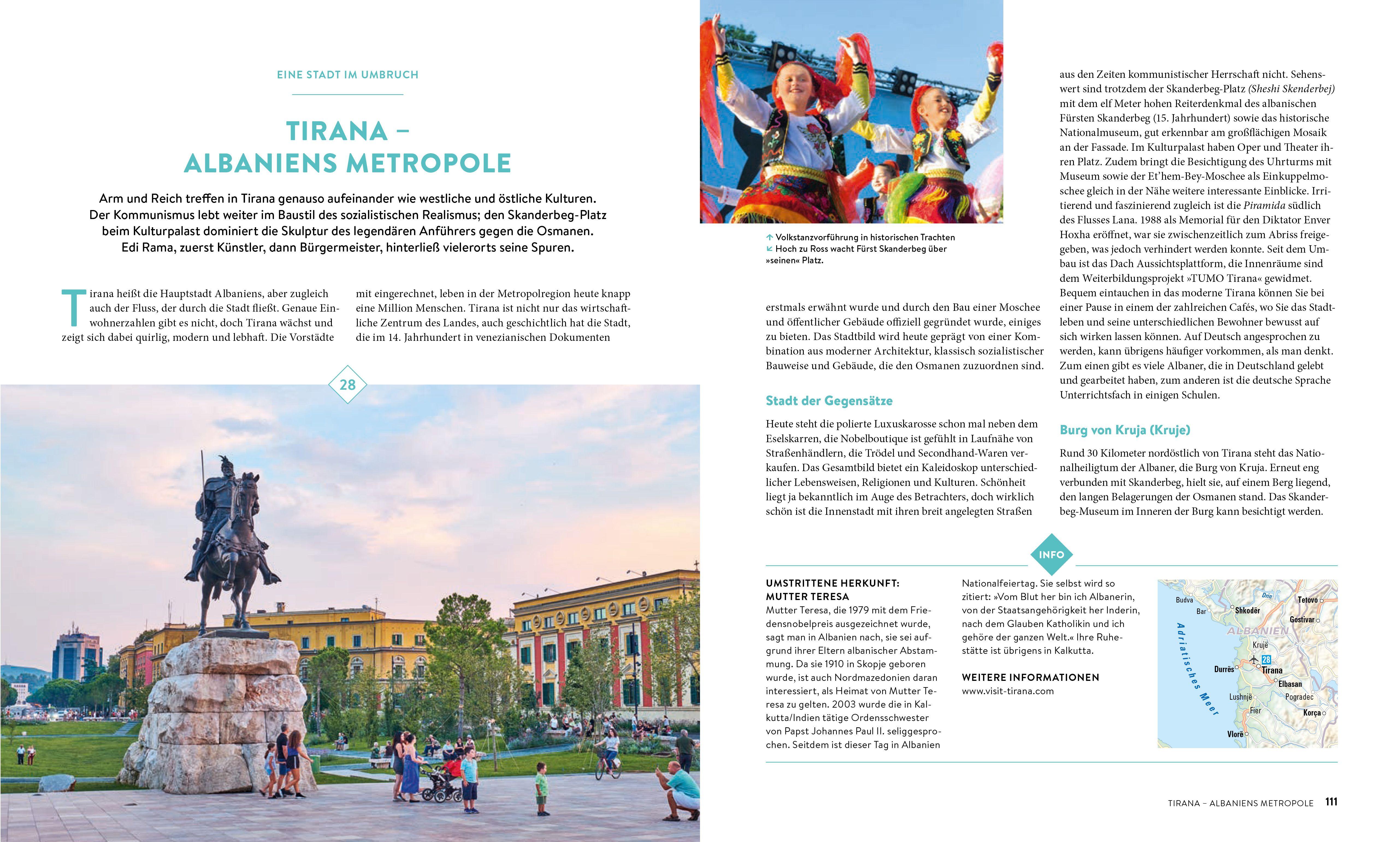 Beispielinhalt (Bild) Highlights Albanien