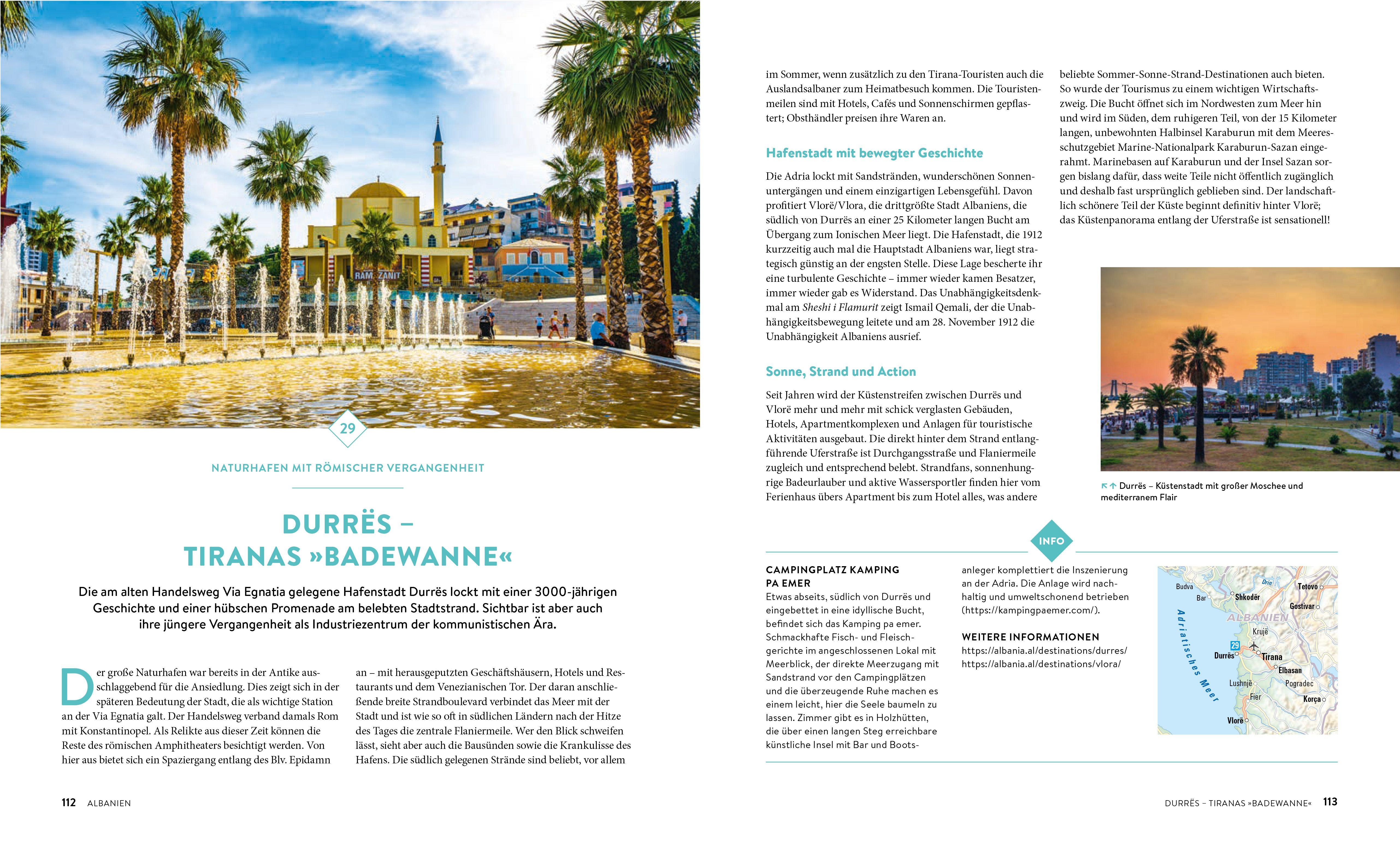 Beispielinhalt (Bild) Highlights Albanien