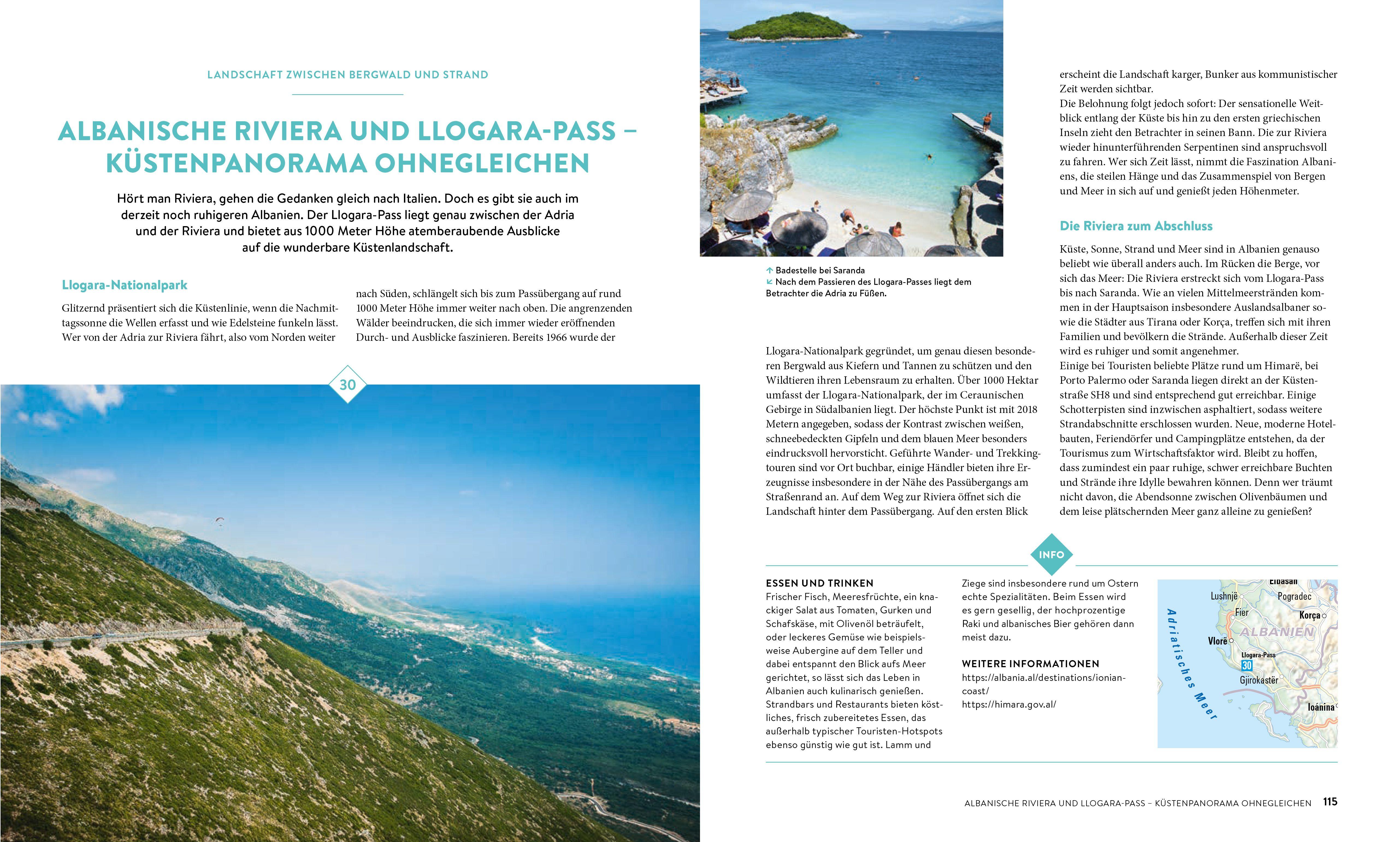 Beispielinhalt (Bild) Highlights Albanien