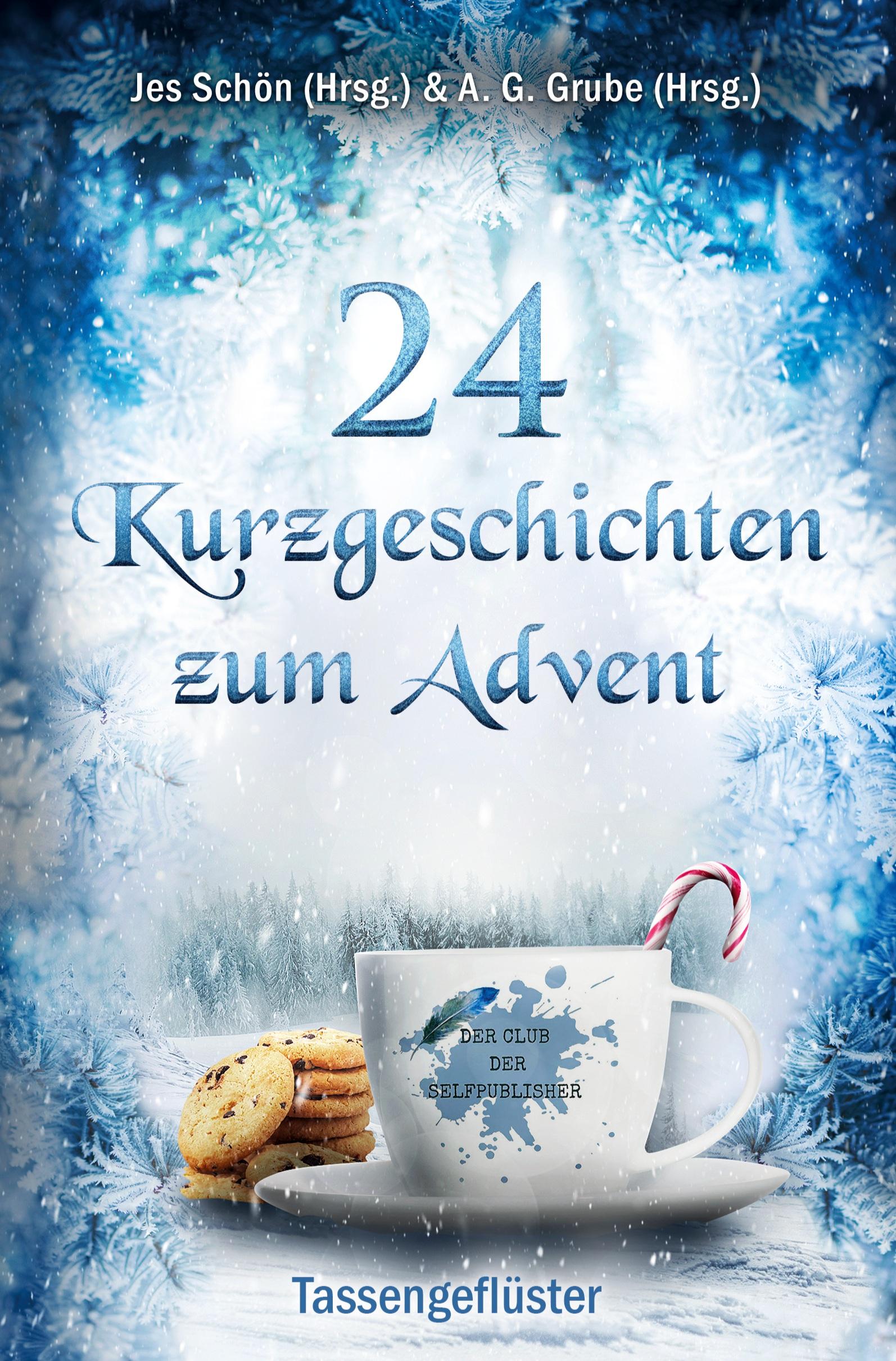 Vorderes Coverbild 24 Kurzgeschichten zum Advent - Tassengeflüster