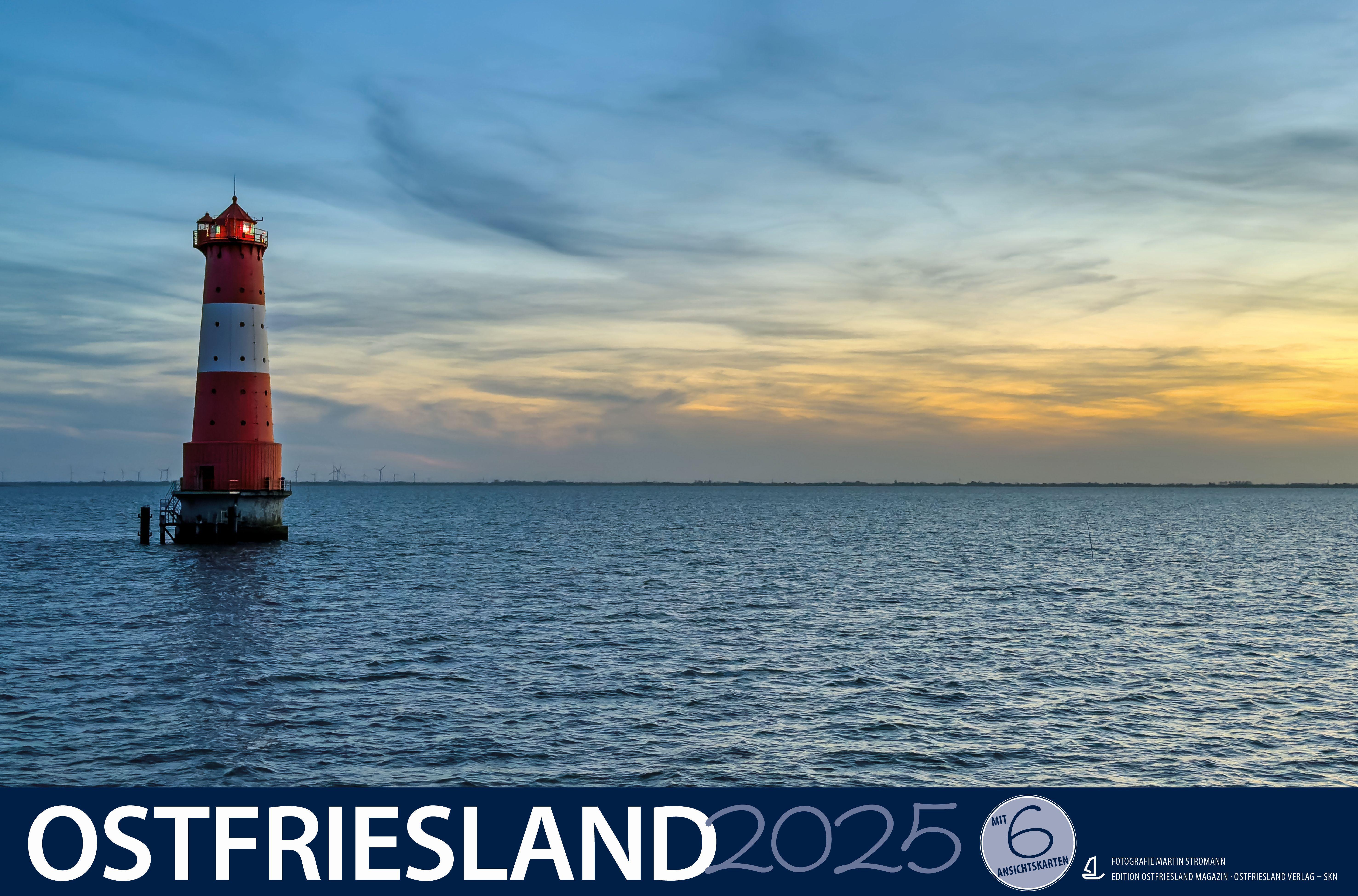 Vorderes Coverbild Fotokalender Ostfriesland 2025