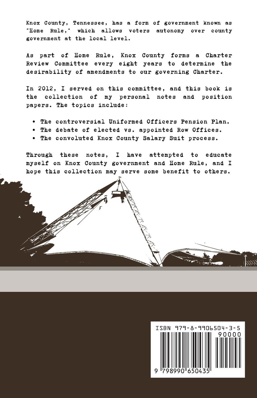 Rückseitencover Knox County 2012 Charter Review Committee