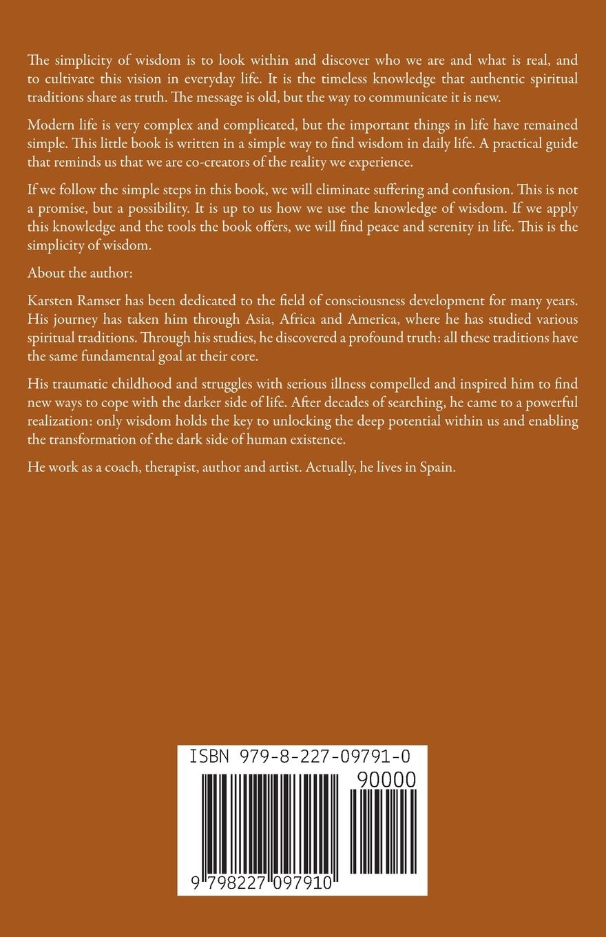 Rückseitencover The Simplicity of Wisdom
