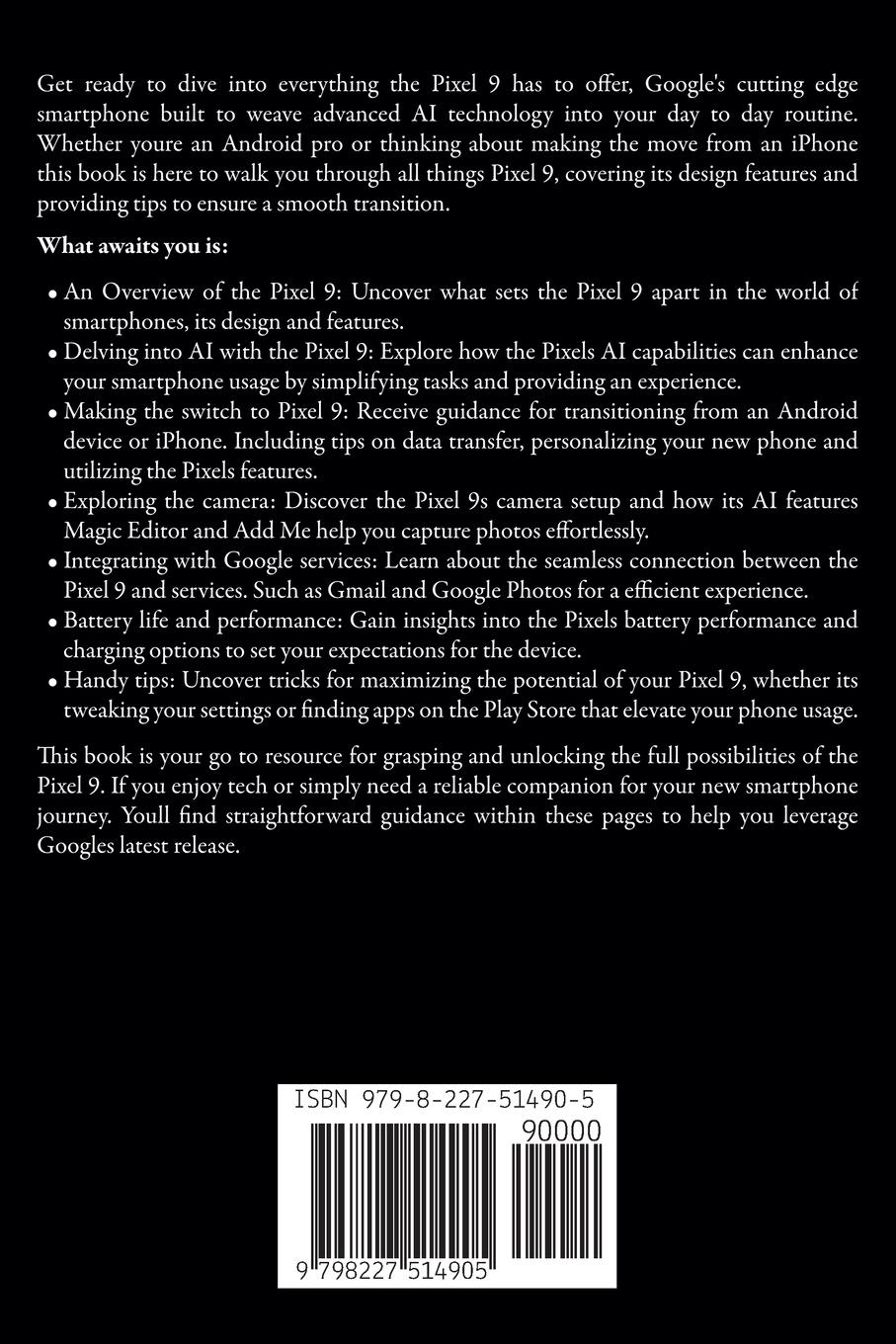 Rückseitencover Mastering the Pixel 9 and Pixel 9 Pro