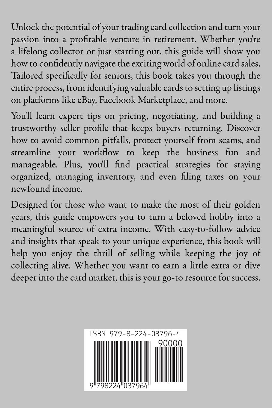 Rückseitencover A Seniors Guide to Selling Trading Cards Online