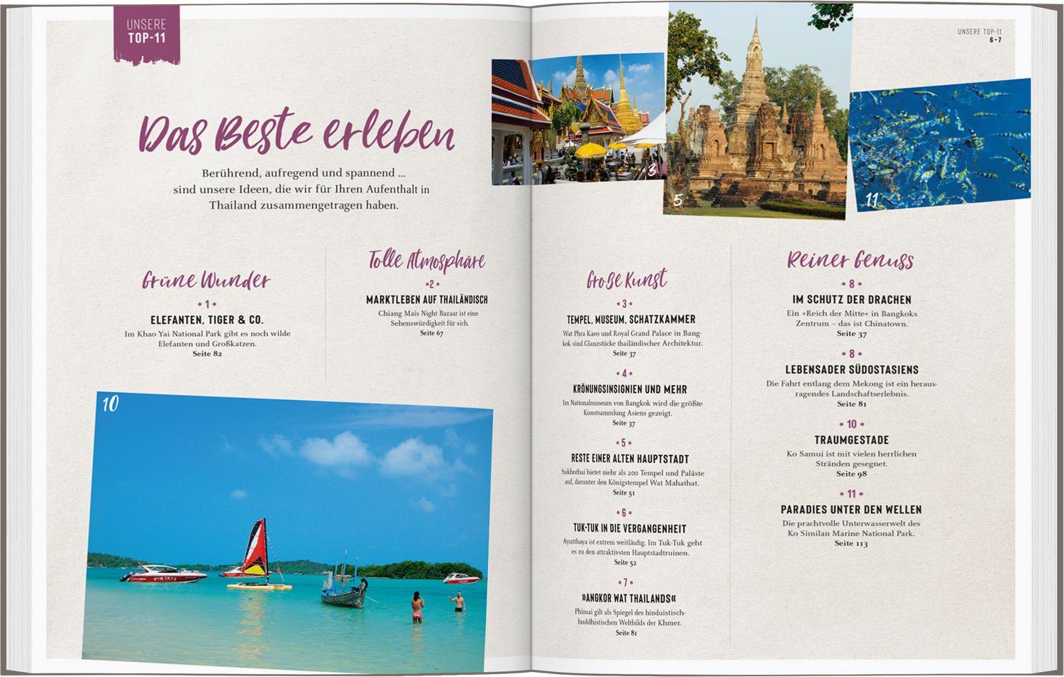 Beispielinhalt (Bild) DUMONT Bildatlas Thailand