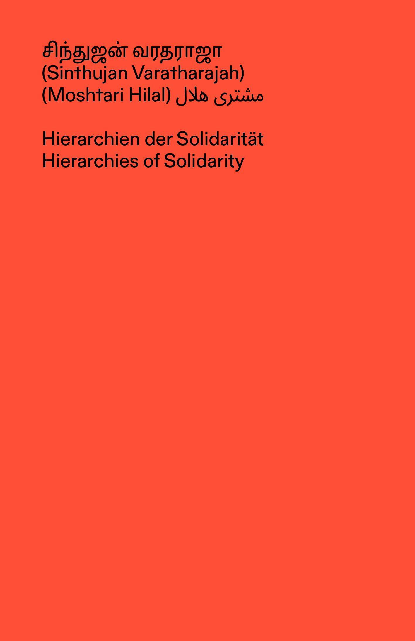 Vorderes Coverbild Hierarchien der Solidarität