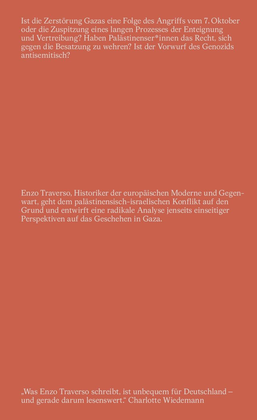 Rückseitencover Gaza im Auge der Geschichte