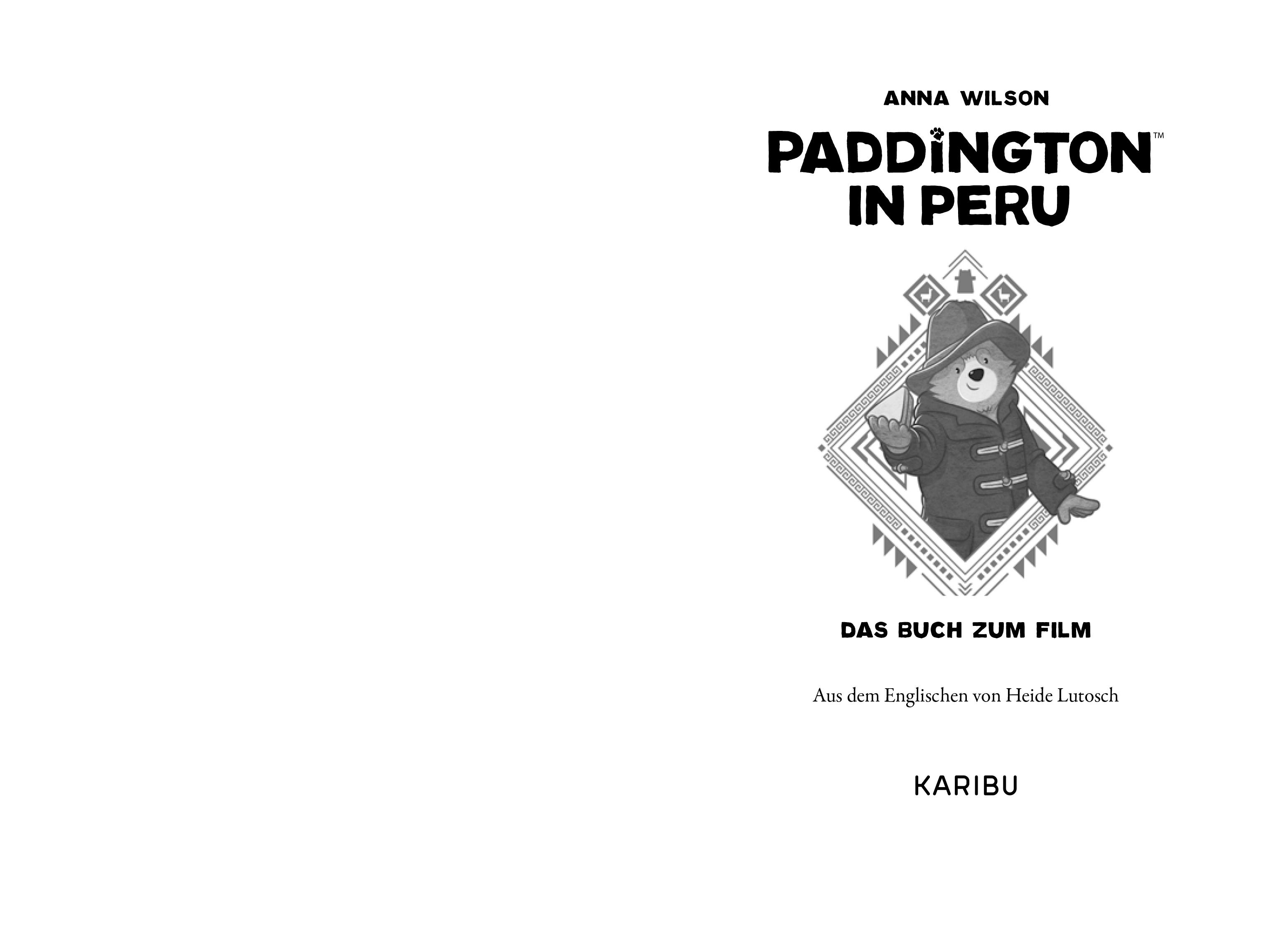 Beispielinhalt (Bild) Paddington in Peru - Das Buch zum Film