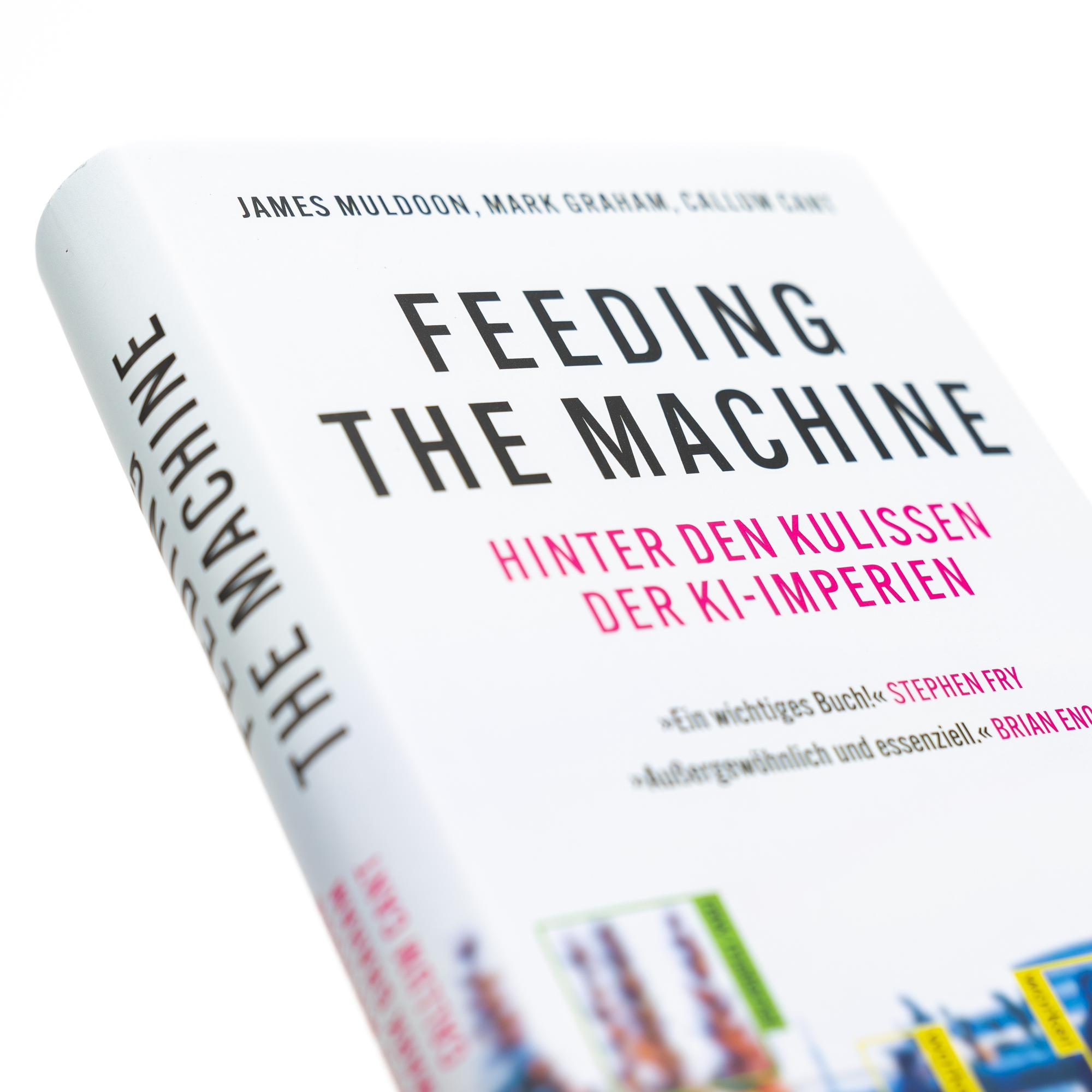 Beispielinhalt (Bild) Feeding the Machine. Hinter den Kulissen der KI-Imperien