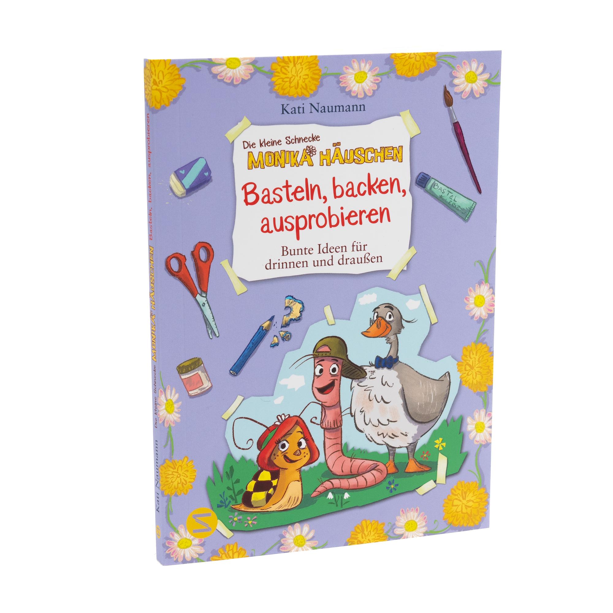 Beispielinhalt (Bild) Die kleine Schnecke Monika Häuschen: Basteln, backen, ausprobieren - Bunte Ideen für drinnen und draußen