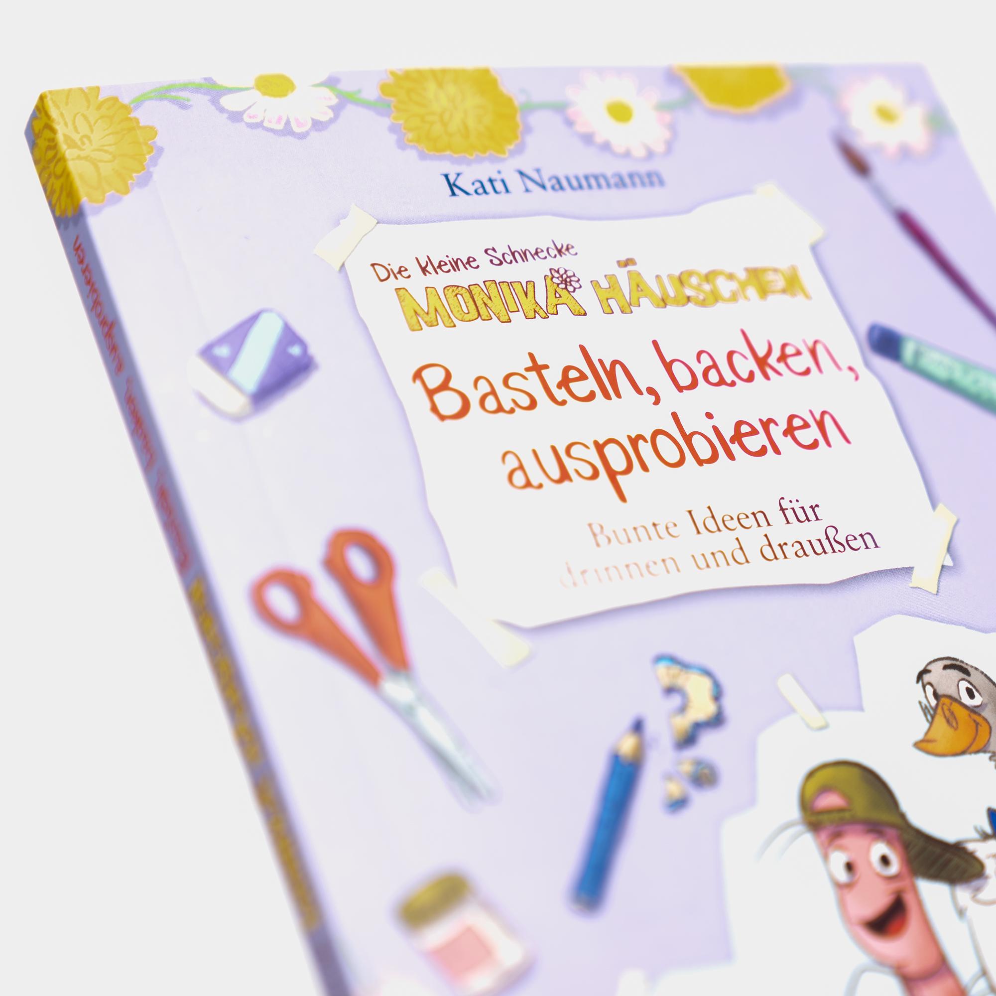 Beispielinhalt (Bild) Die kleine Schnecke Monika Häuschen: Basteln, backen, ausprobieren - Bunte Ideen für drinnen und draußen