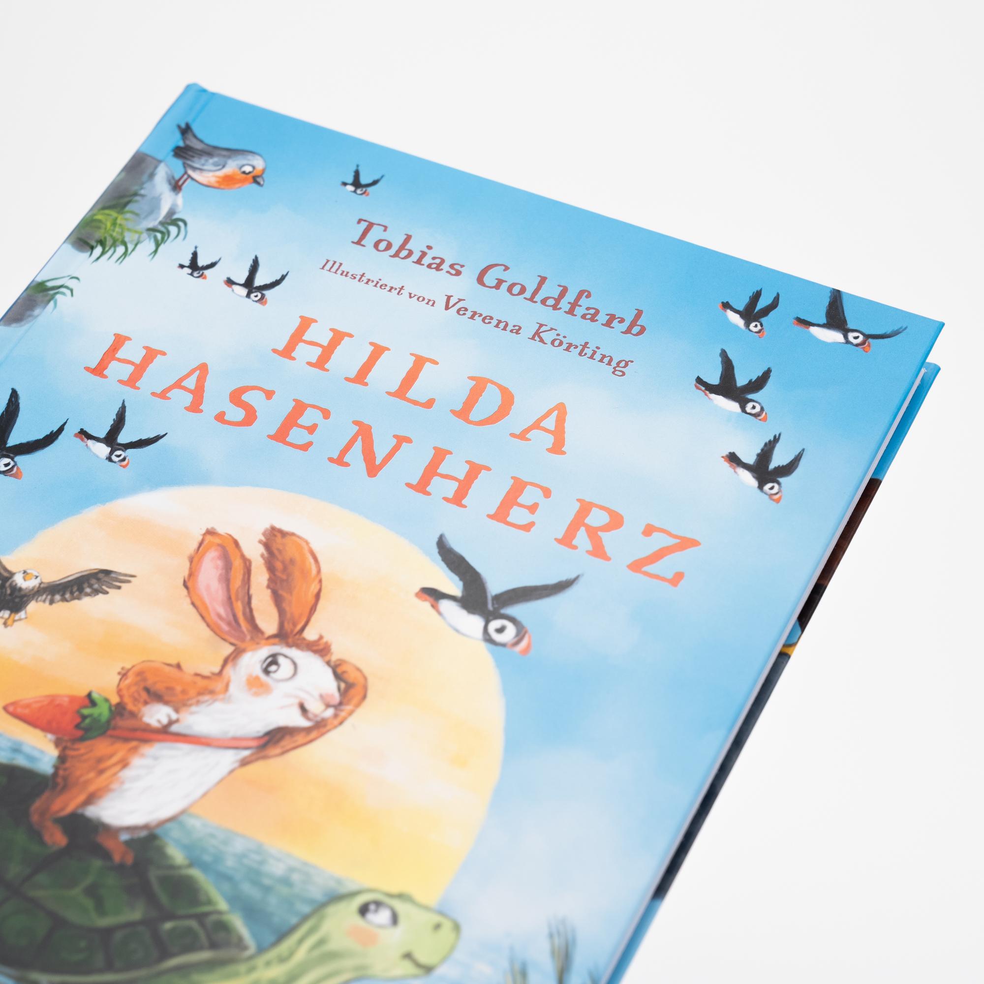 Beispielinhalt (Bild) Hilda Hasenherz. Das Abenteuer auf der Adlerinsel