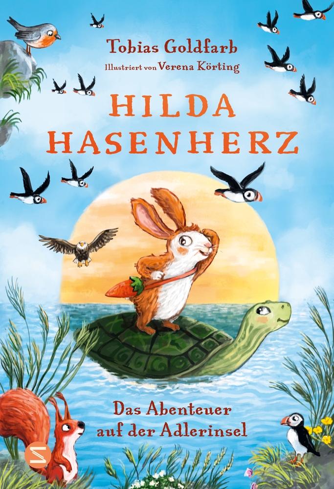 Vorderes Coverbild Hilda Hasenherz. Das Abenteuer auf der Adlerinsel