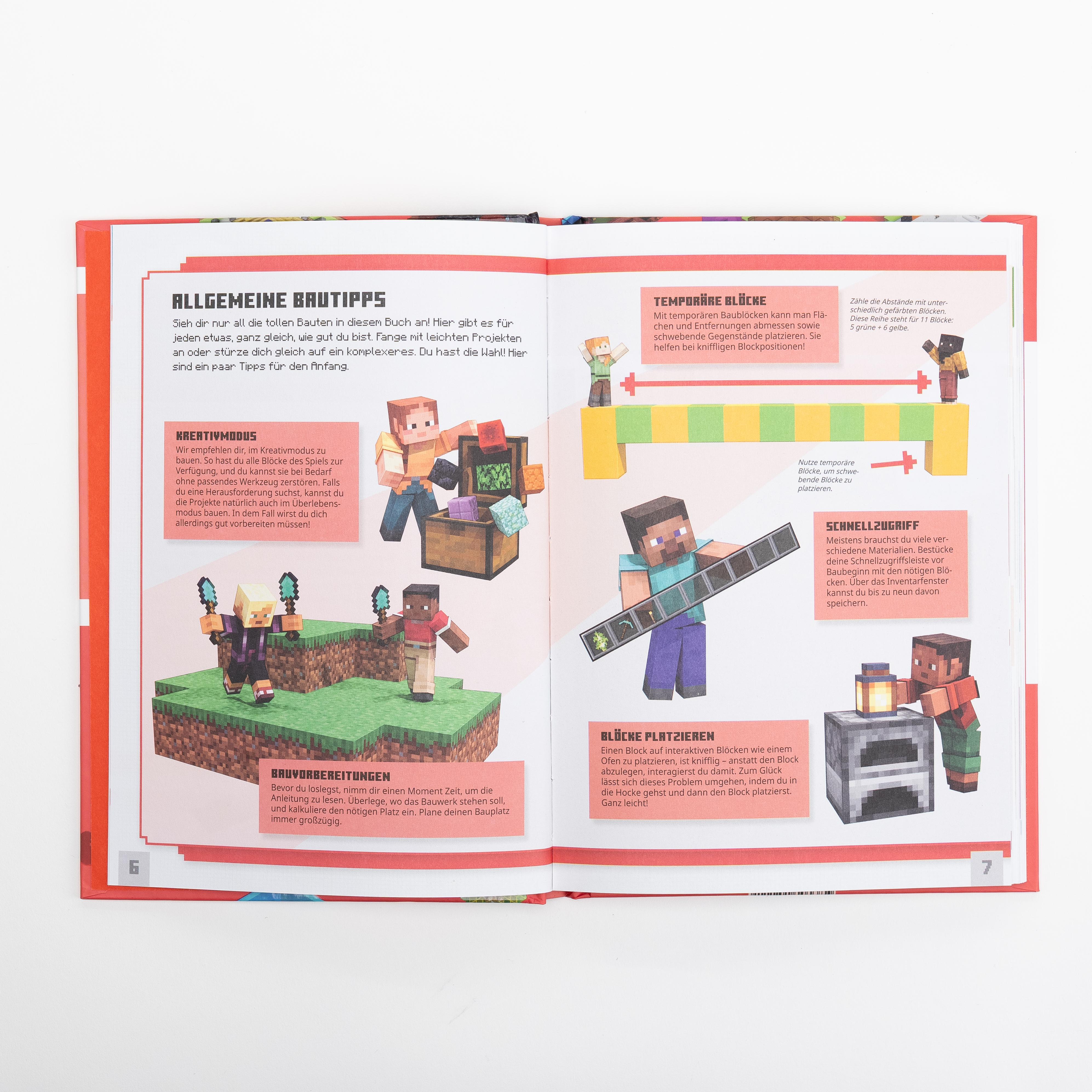 Beispielinhalt (Bild) Minecraft Mega Mini-Projekte. Über 20 exklusive Bauanleitungen