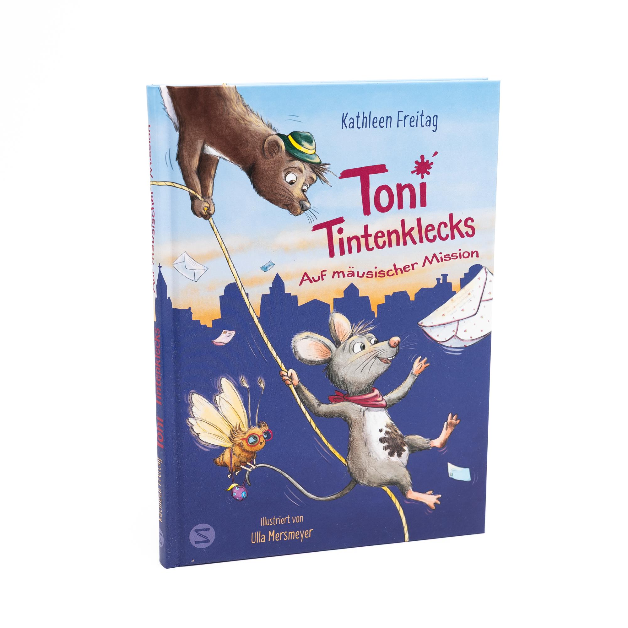 Beispielinhalt (Bild) Toni Tintenklecks auf mäusischer Mission