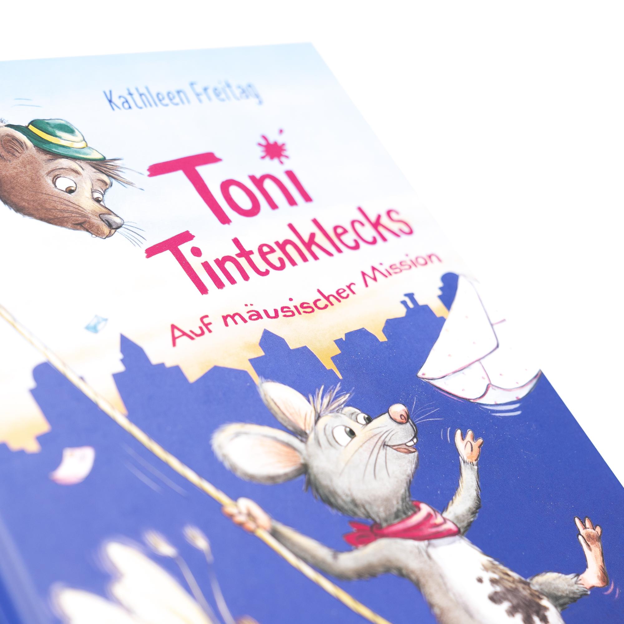 Beispielinhalt (Bild) Toni Tintenklecks auf mäusischer Mission