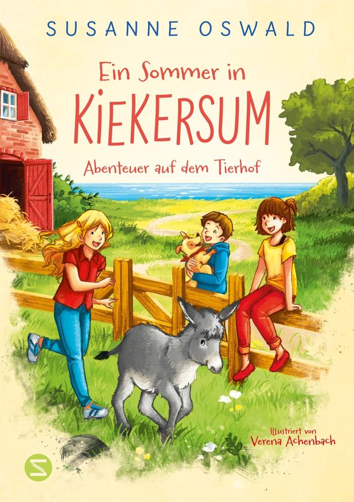 Vorderes Coverbild Ein Sommer in Kiekersum. Abenteuer auf dem Tierhof (Band 1)