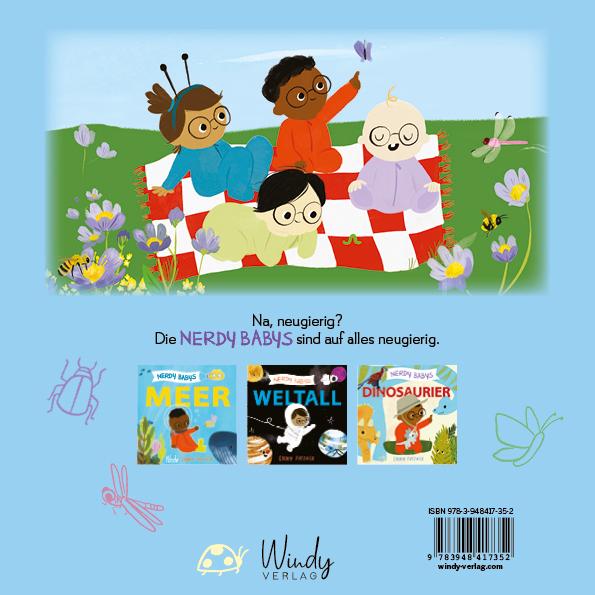 Rückseitencover Nerdy Babys - Insekten