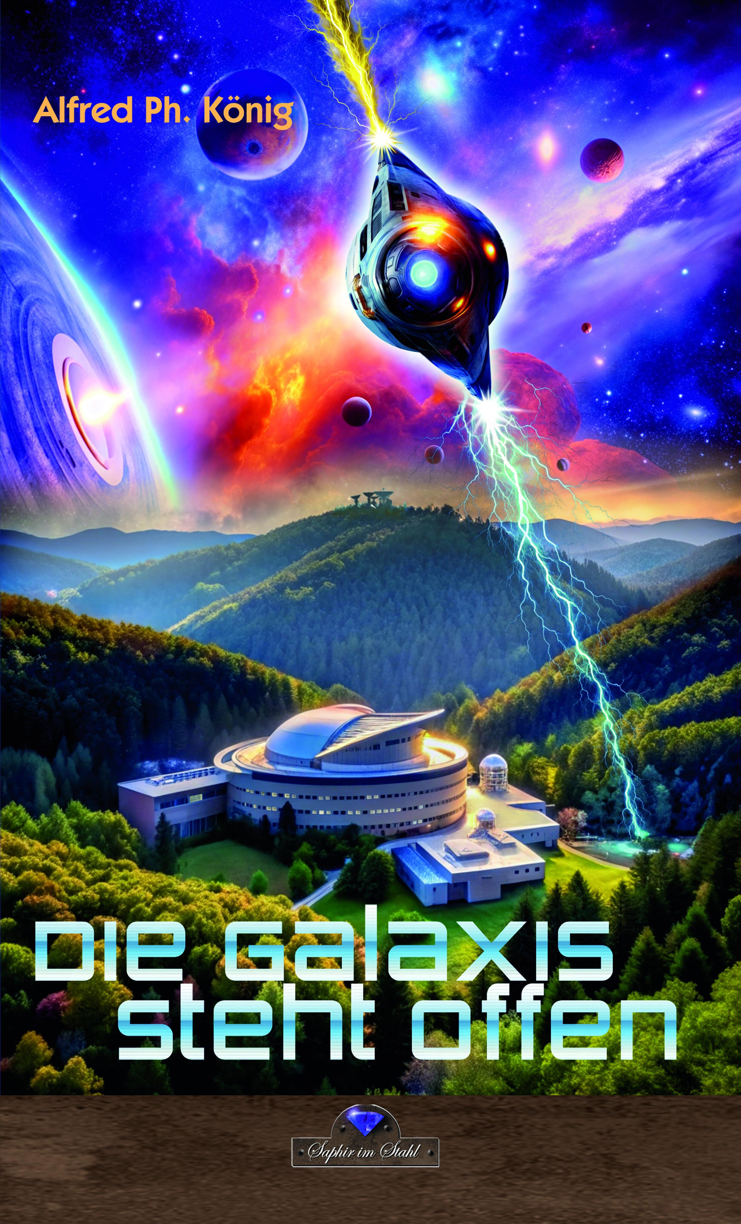 Vorderes Coverbild Die Galaxis steht offen