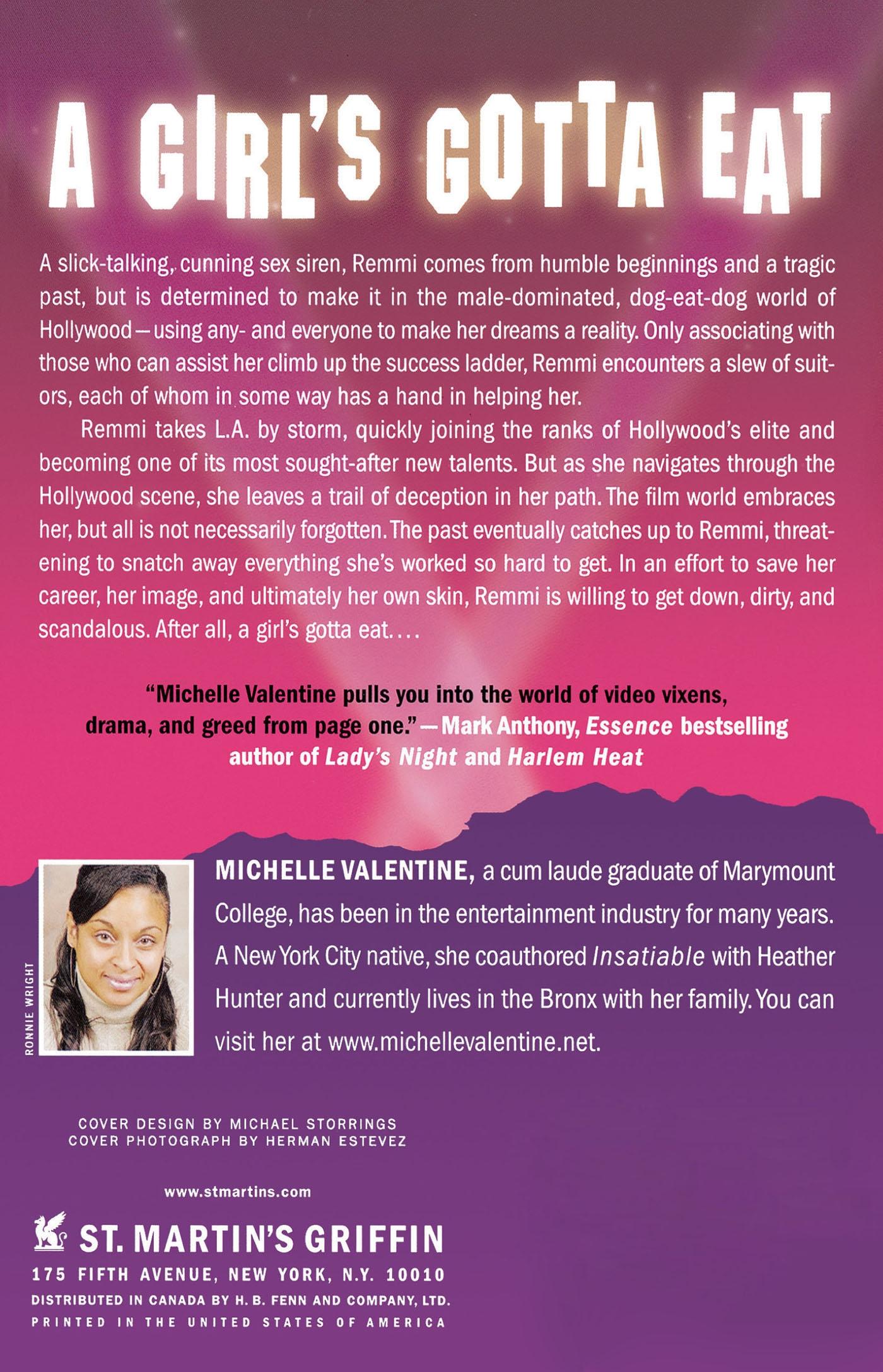 Rückseitencover A Girl's Gotta Eat