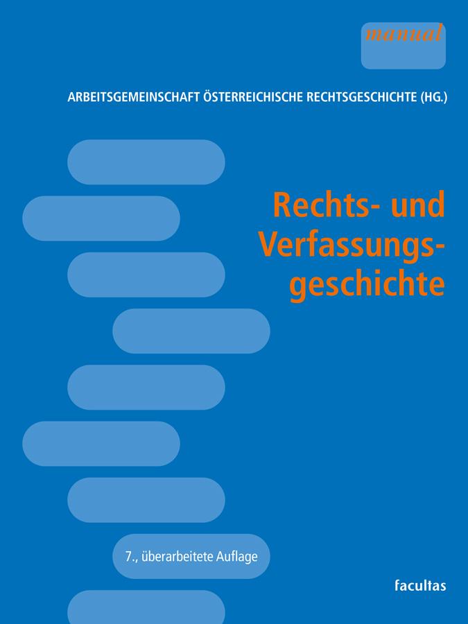 Vorderes Coverbild Rechts- und Verfassungsgeschichte