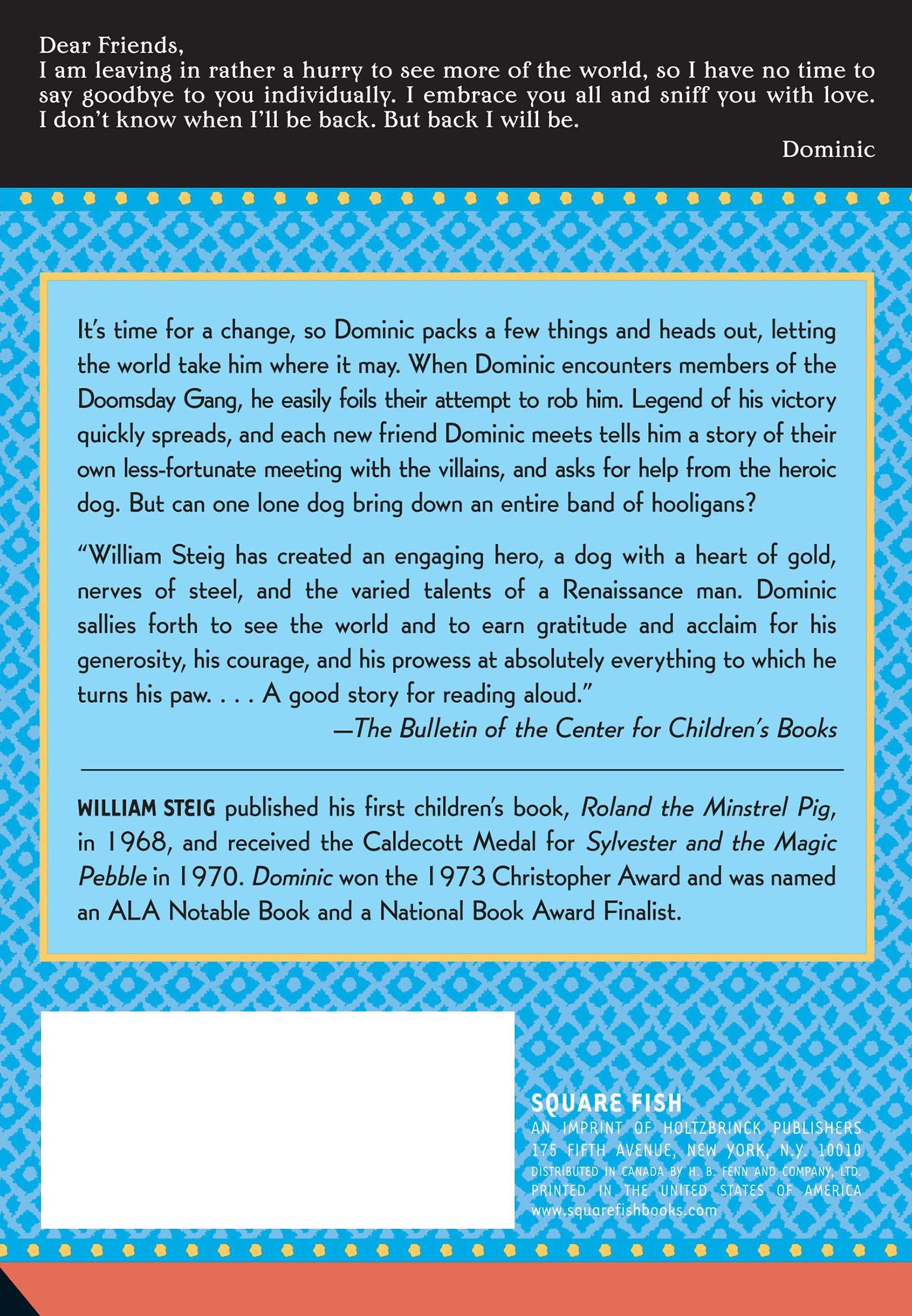 Rückseitencover Dominic