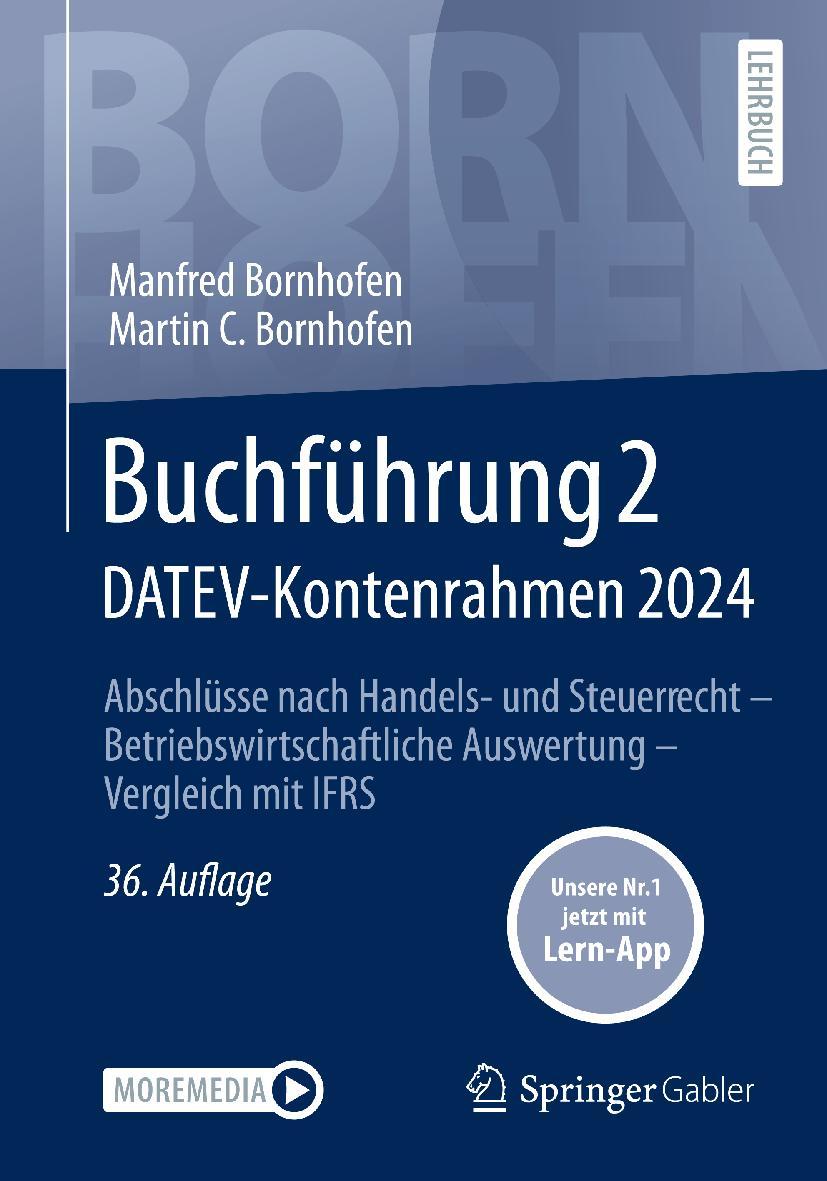 Vorderes Coverbild Buchführung 2 DATEV-Kontenrahmen 2024
