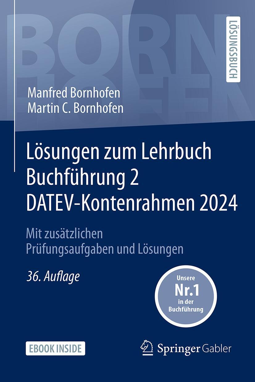 Vorderes Coverbild Lösungen zum Lehrbuch Buchführung 2 DATEV-Kontenrahmen 2024