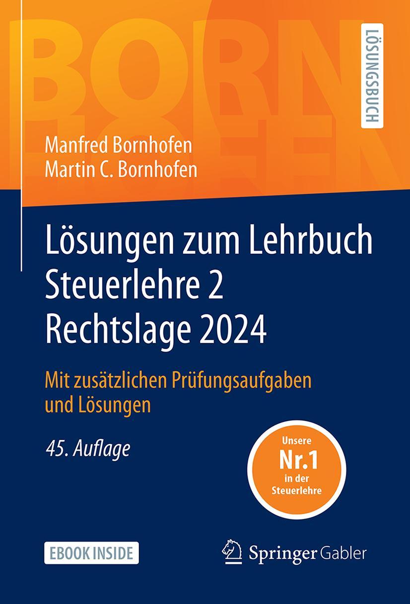 Vorderes Coverbild Lösungen zum Lehrbuch Steuerlehre 2 Rechtslage 2024