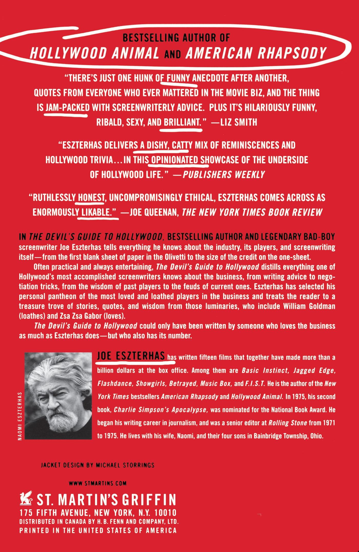 Rückseitencover The Devil's Guide to Hollywood