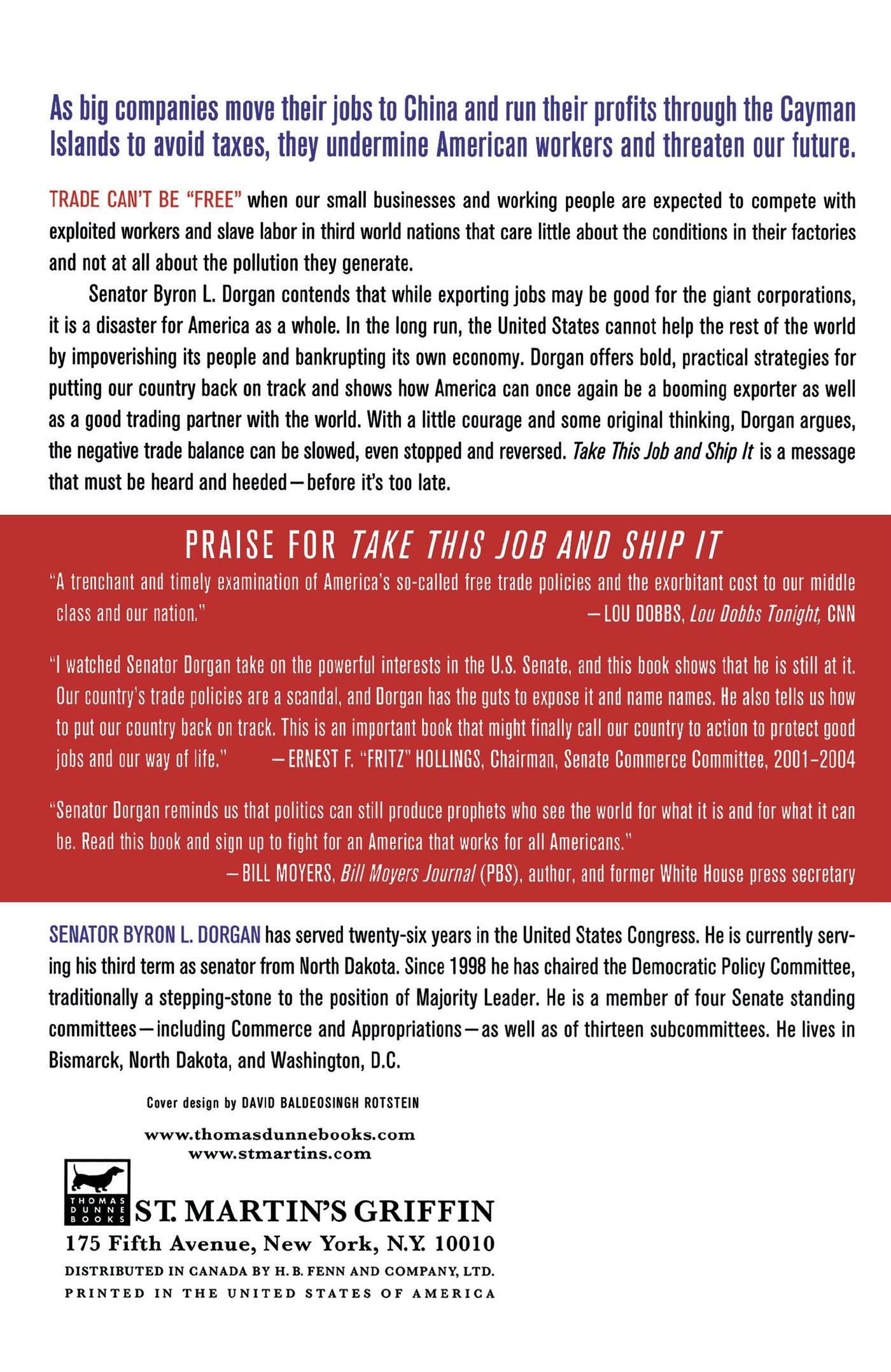 Rückseitencover Take This Job and Ship It