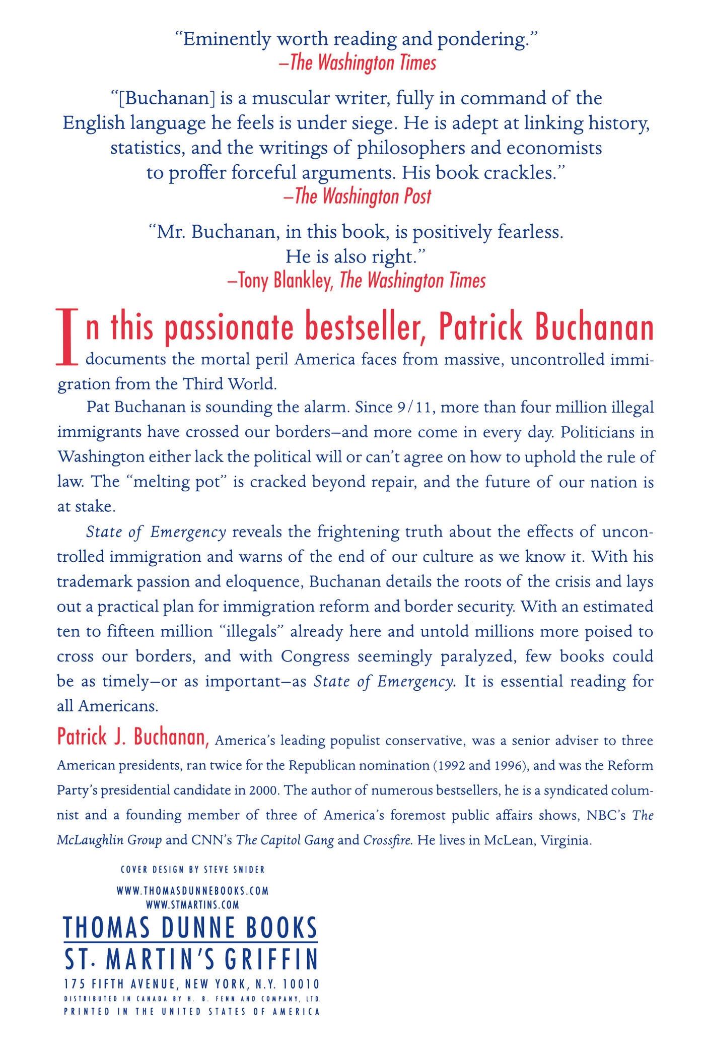 Rückseitencover State of Emergency