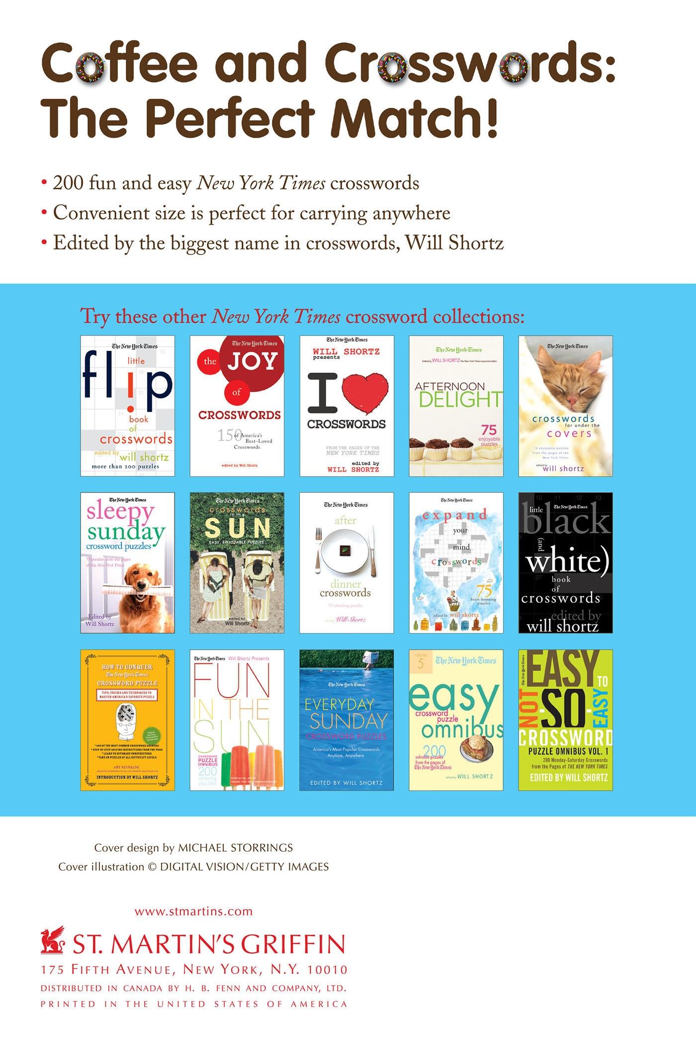 Rückseitencover The New York Times Coffee Break Crosswords