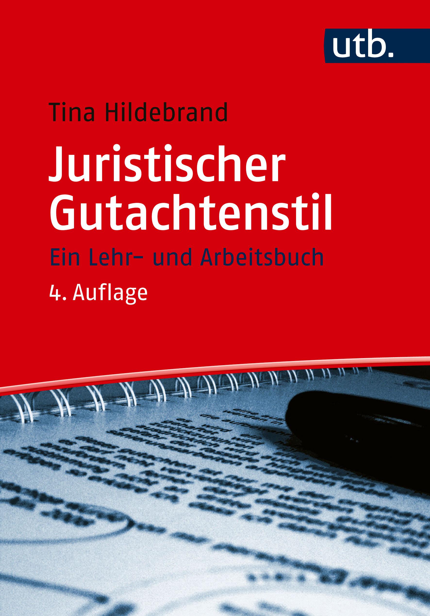 Vorderes Coverbild Juristischer Gutachtenstil