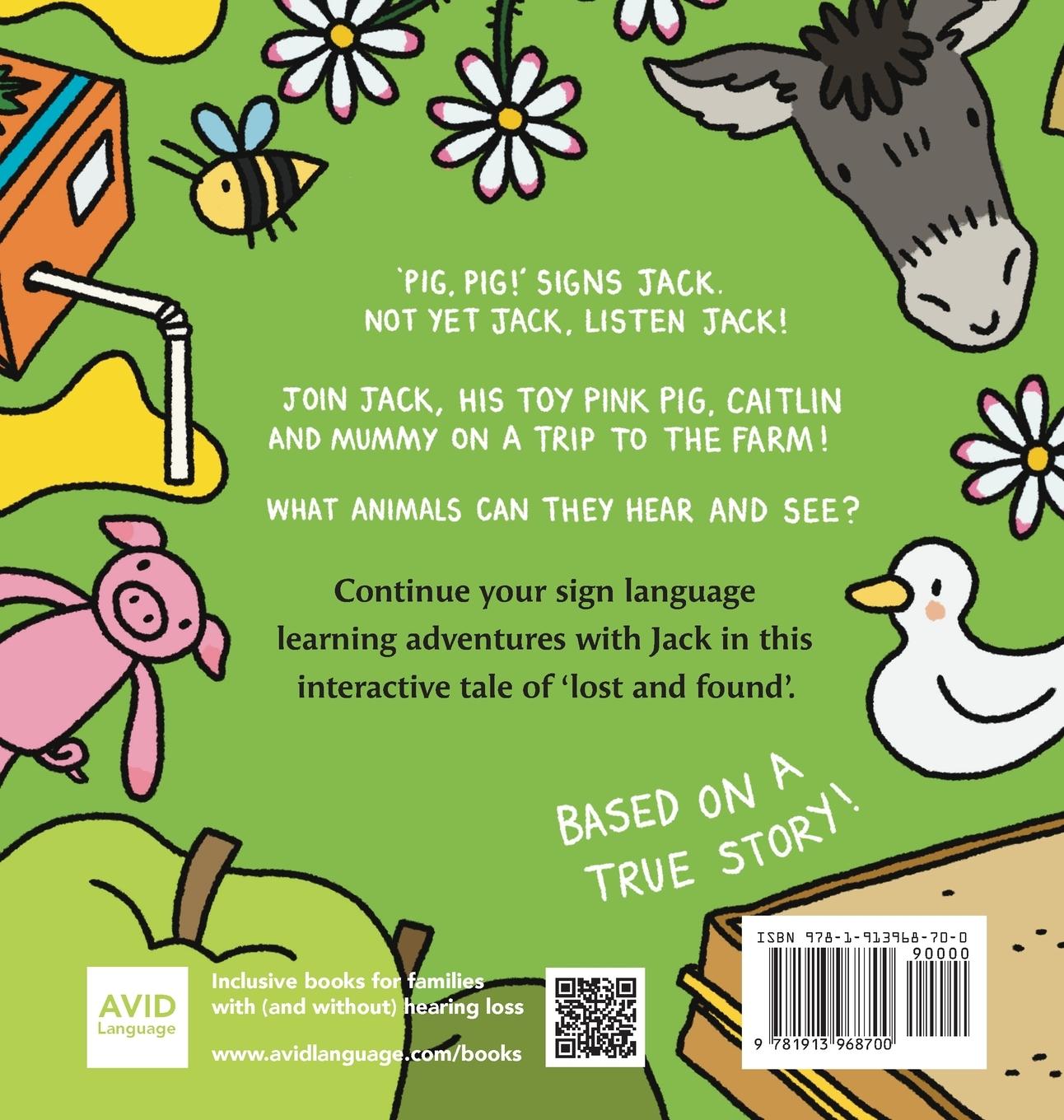 Rückseitencover Jack Signs FARM ANIMALS!